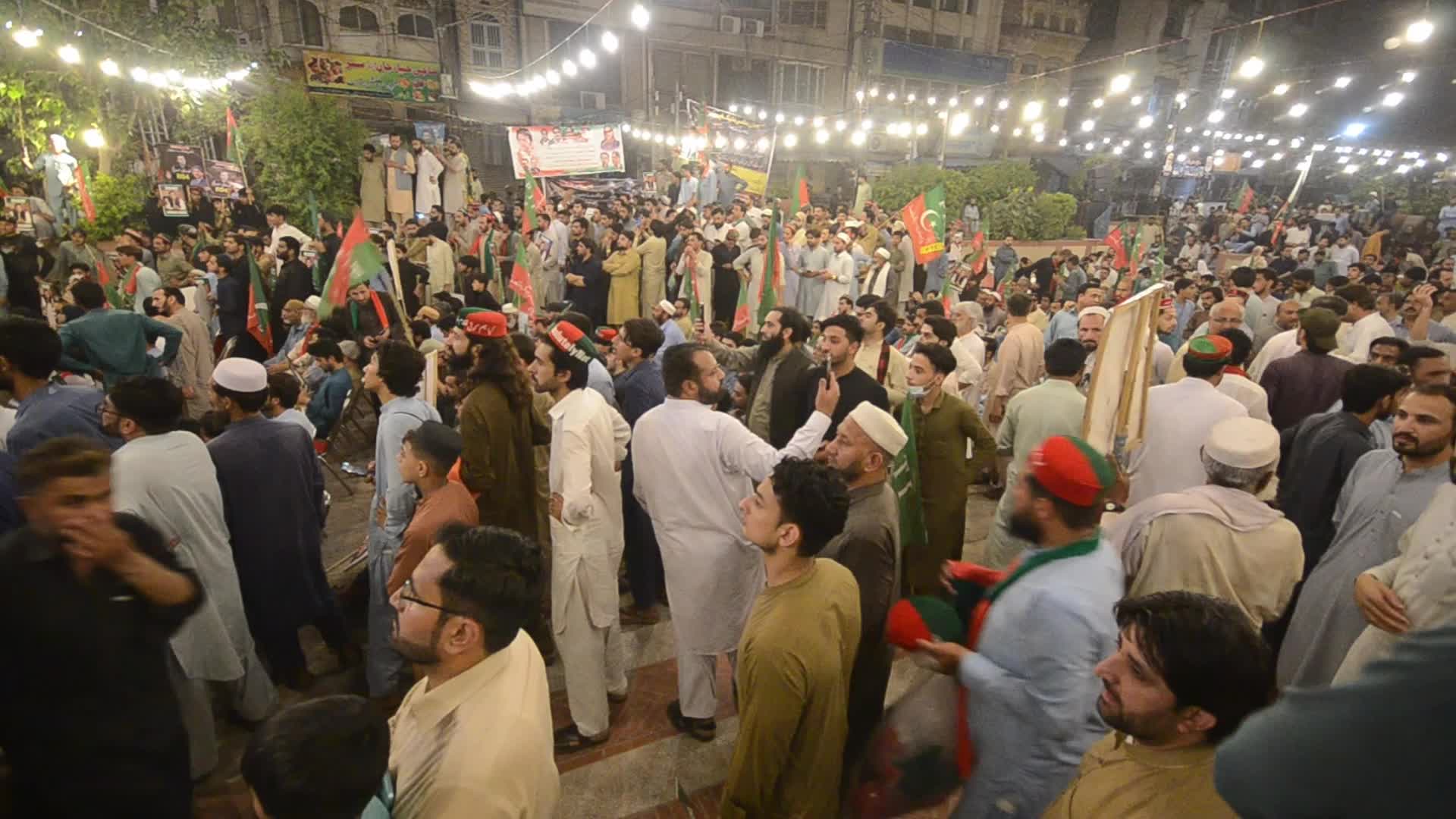 Supporters of Pakistan's PTI party protest for release of former PM Imran Khan 