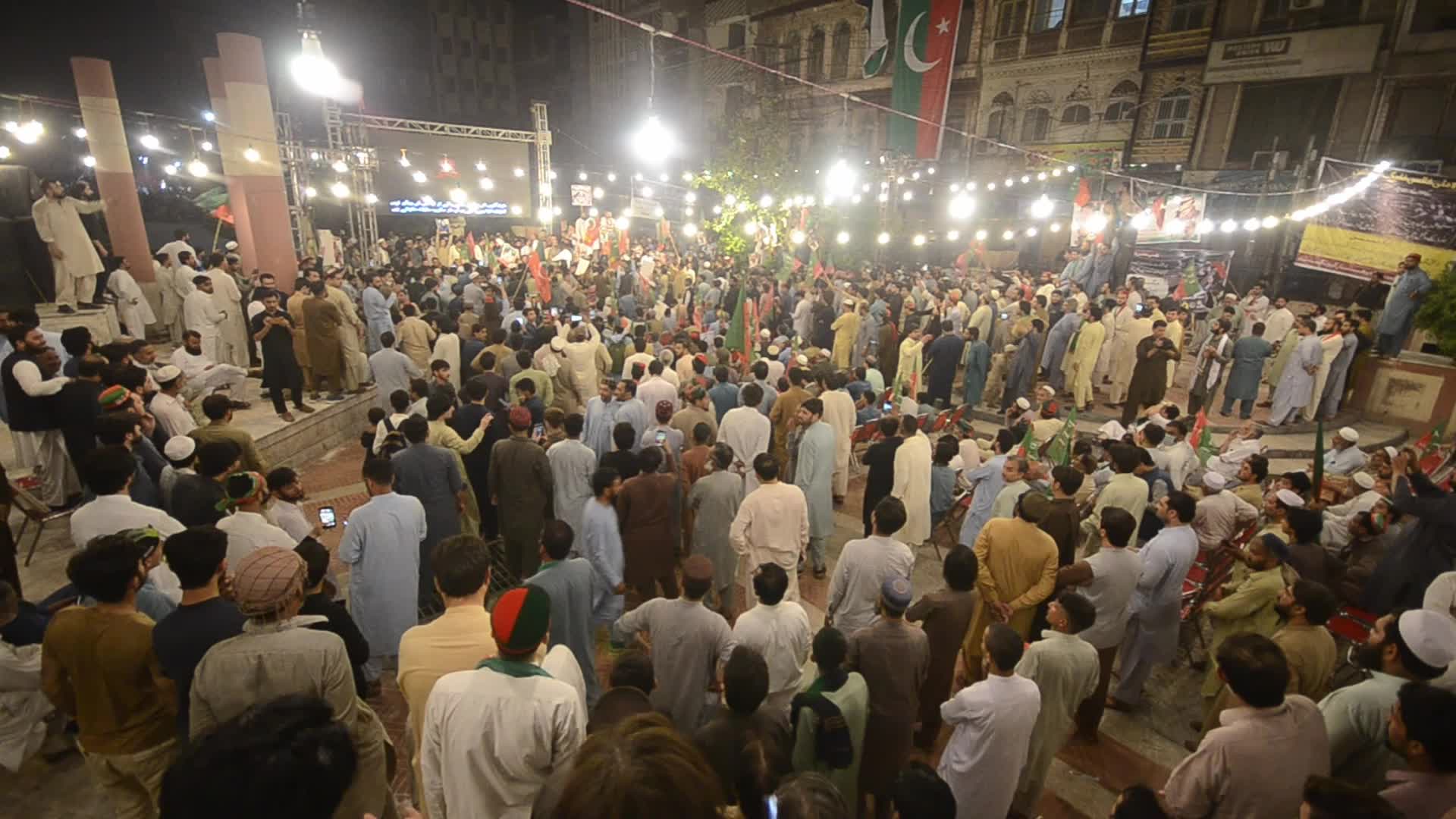 Supporters of Pakistan's PTI party protest for release of former PM Imran Khan 