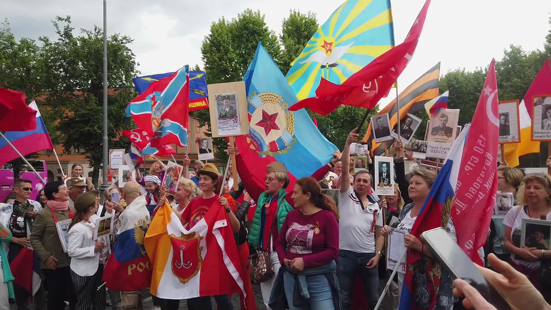 Commemoration Of The Fallen From The Immortal Regiment In WWII