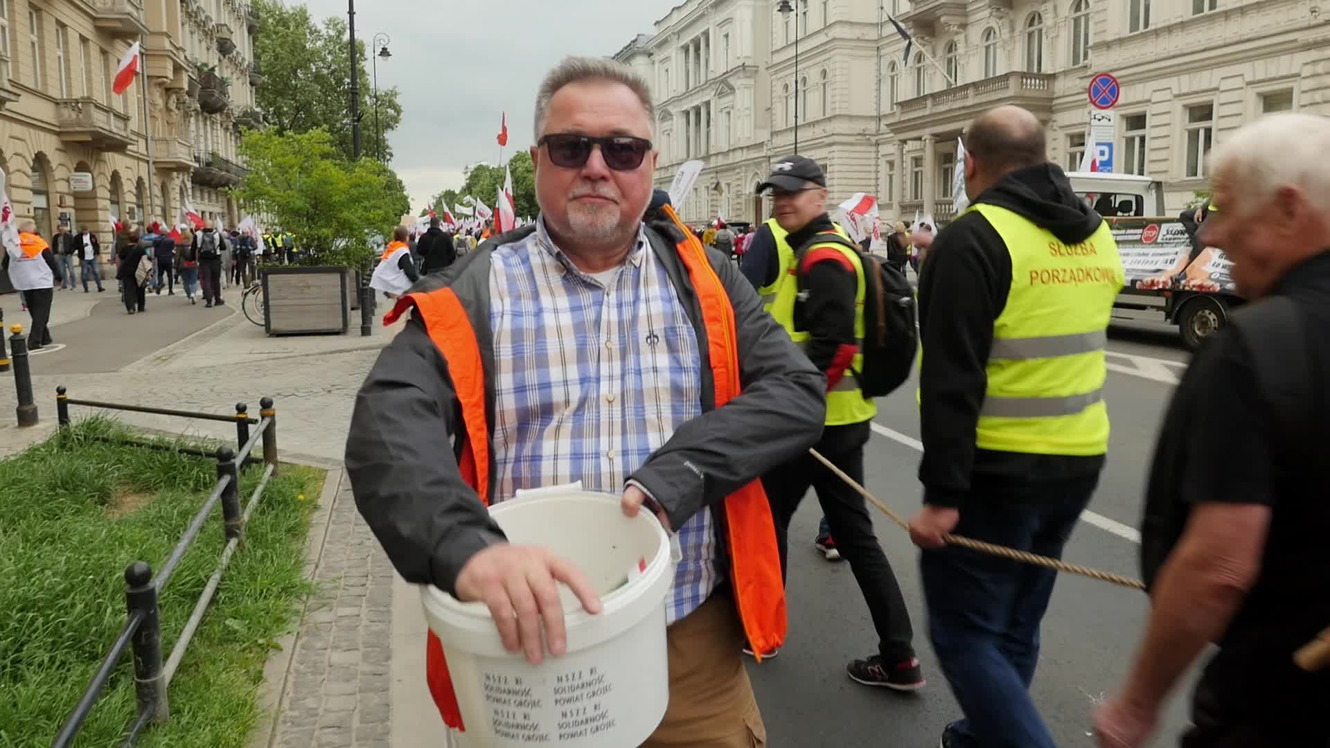 Polish farmers protest against the European Green Deal in Warsaw