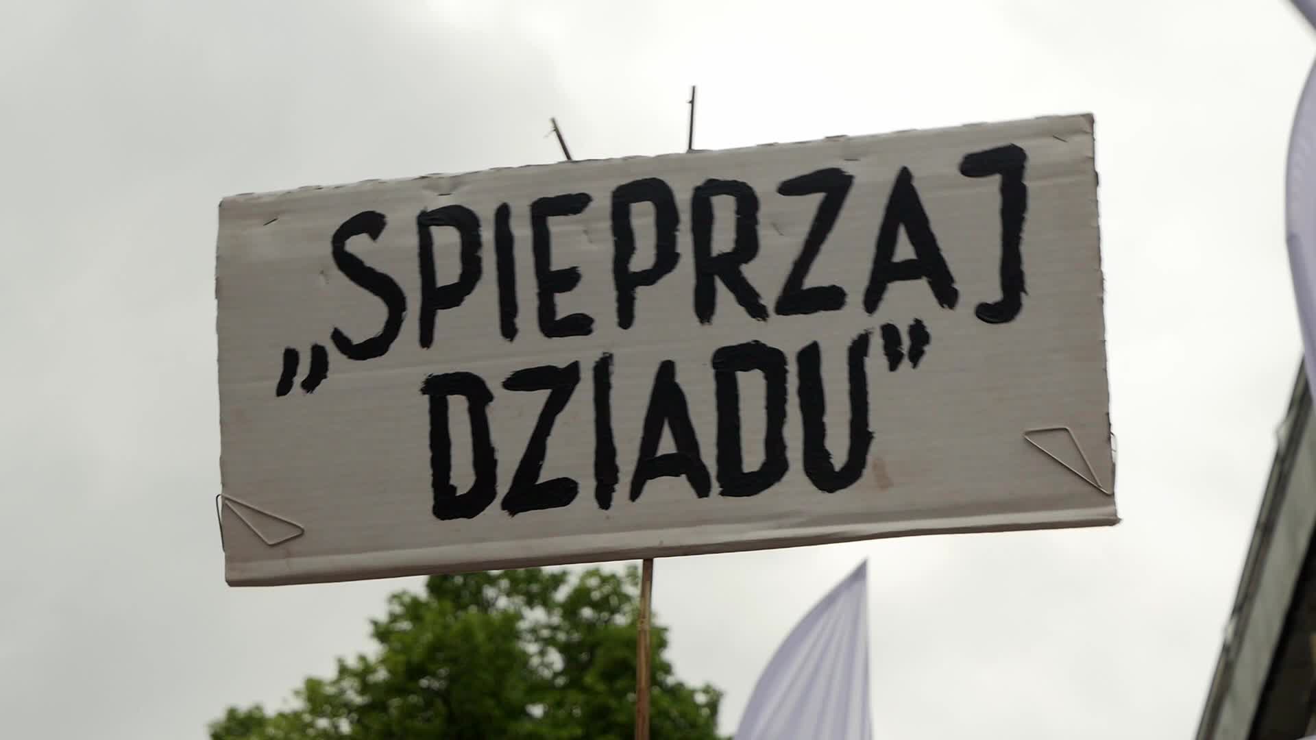Polish farmers protest against the European Green Deal in Warsaw