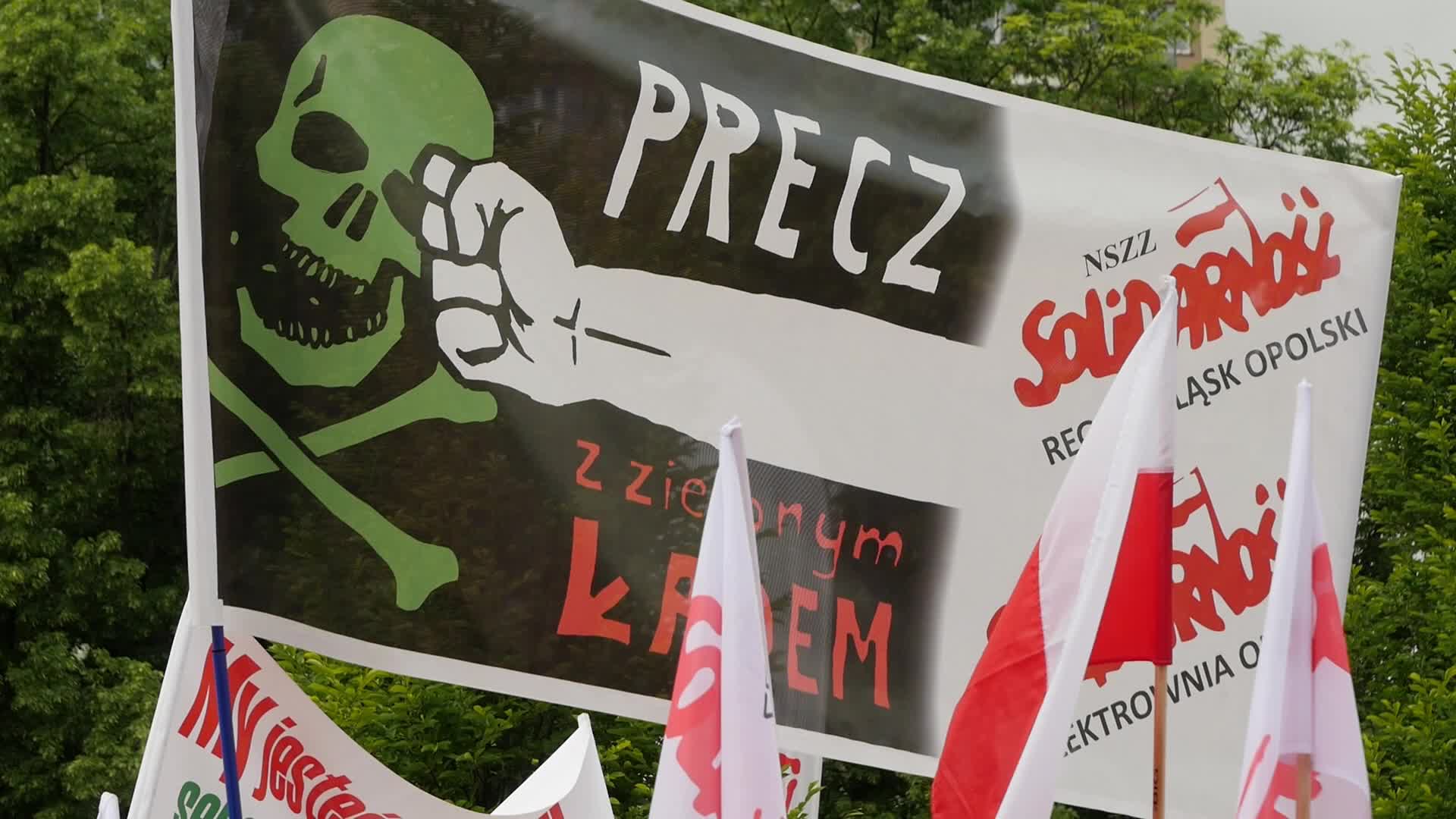 Polish farmers protest against the European Green Deal in Warsaw