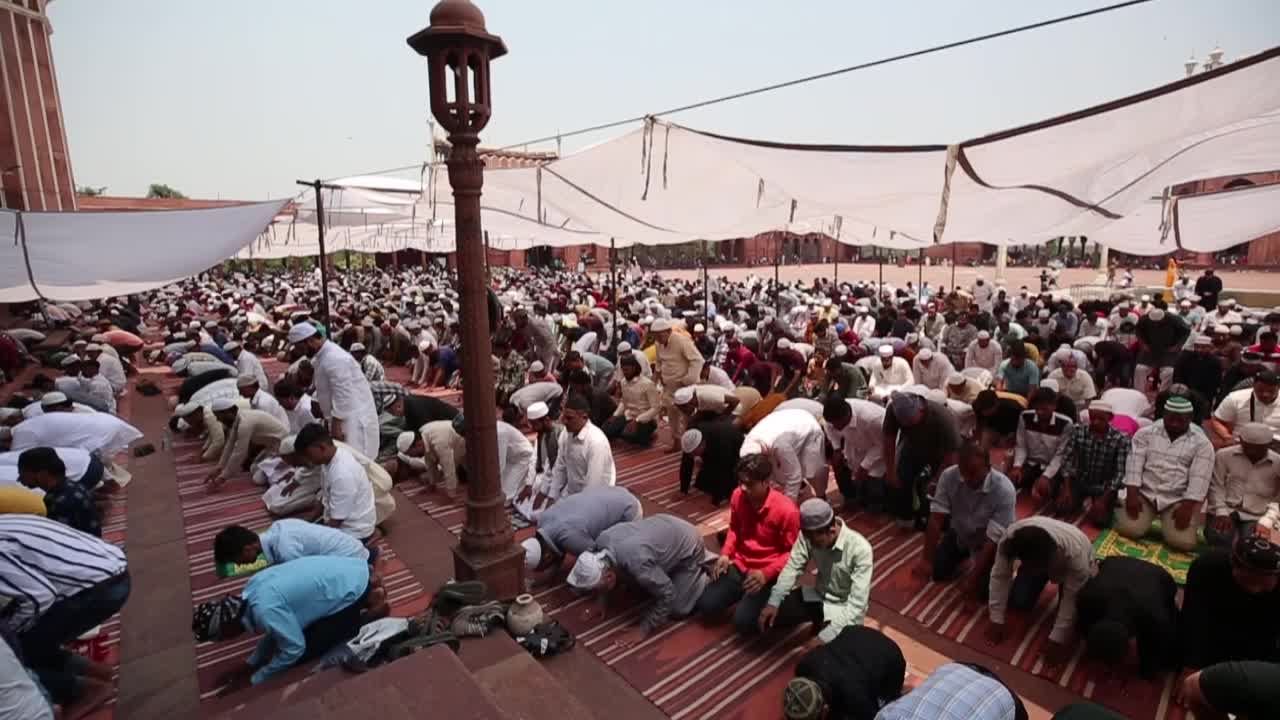 Friday Prayer In Delhi, India