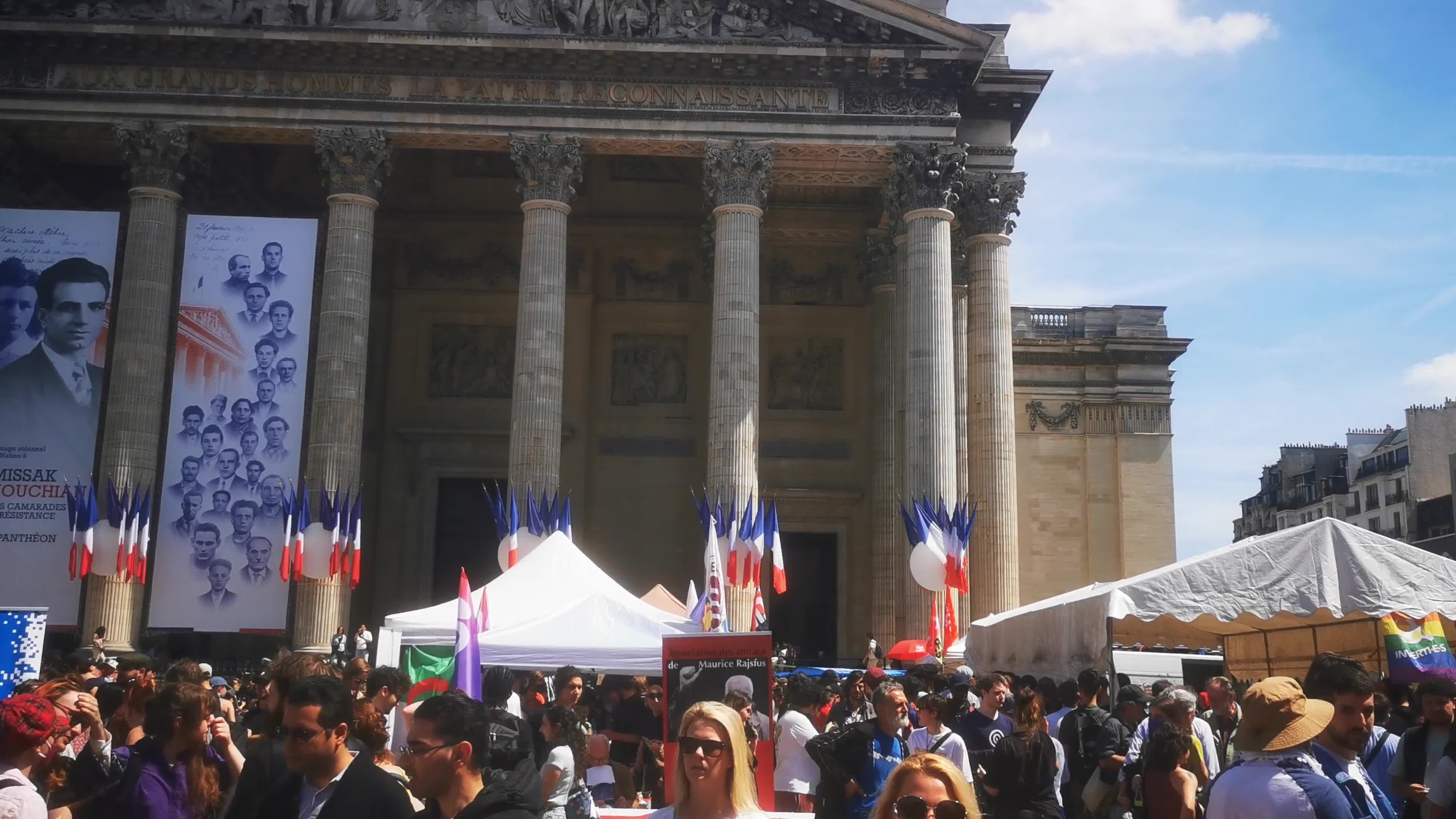 Far Rights Demonstration In Paris, France