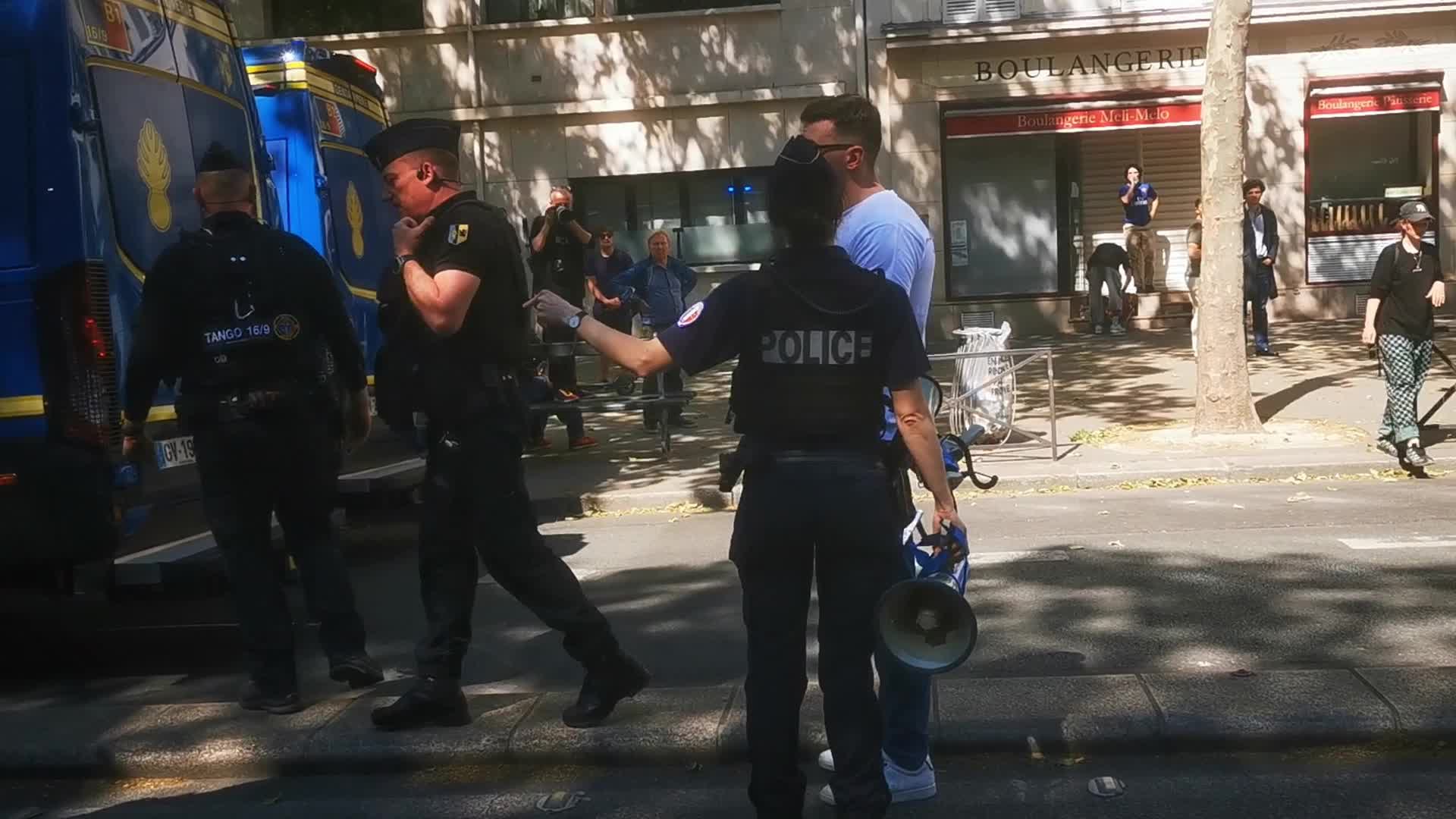 Far Rights Demonstration In Paris, France