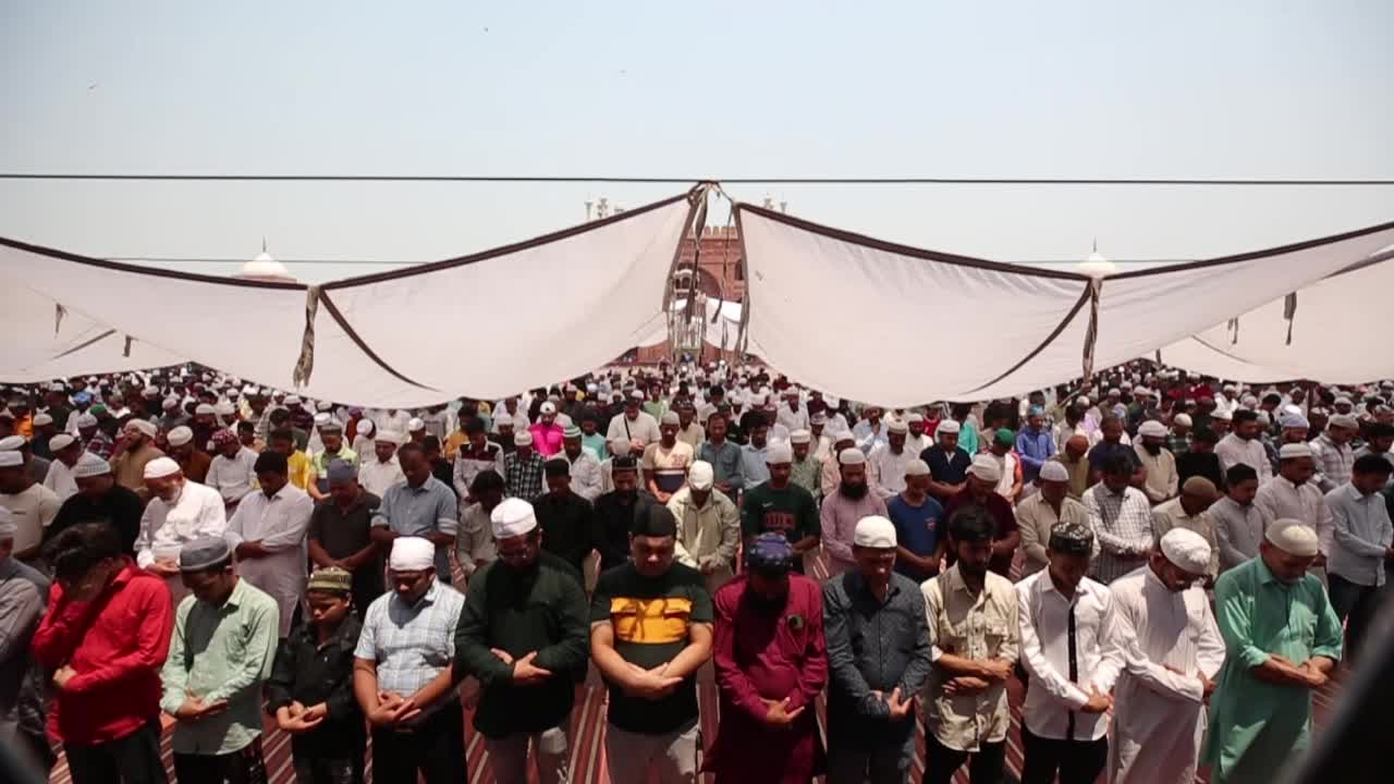 Friday Prayer In Delhi, India