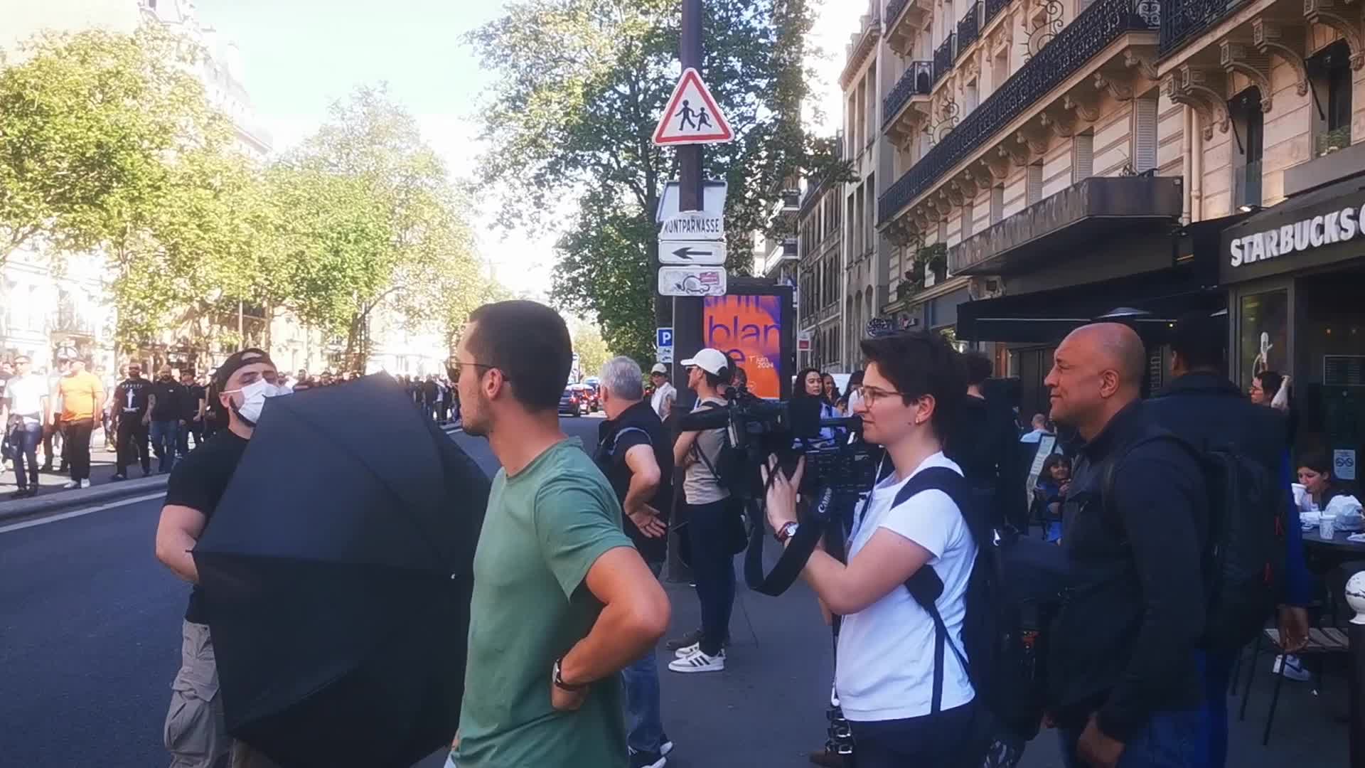 Far Rights Demonstration In Paris, France