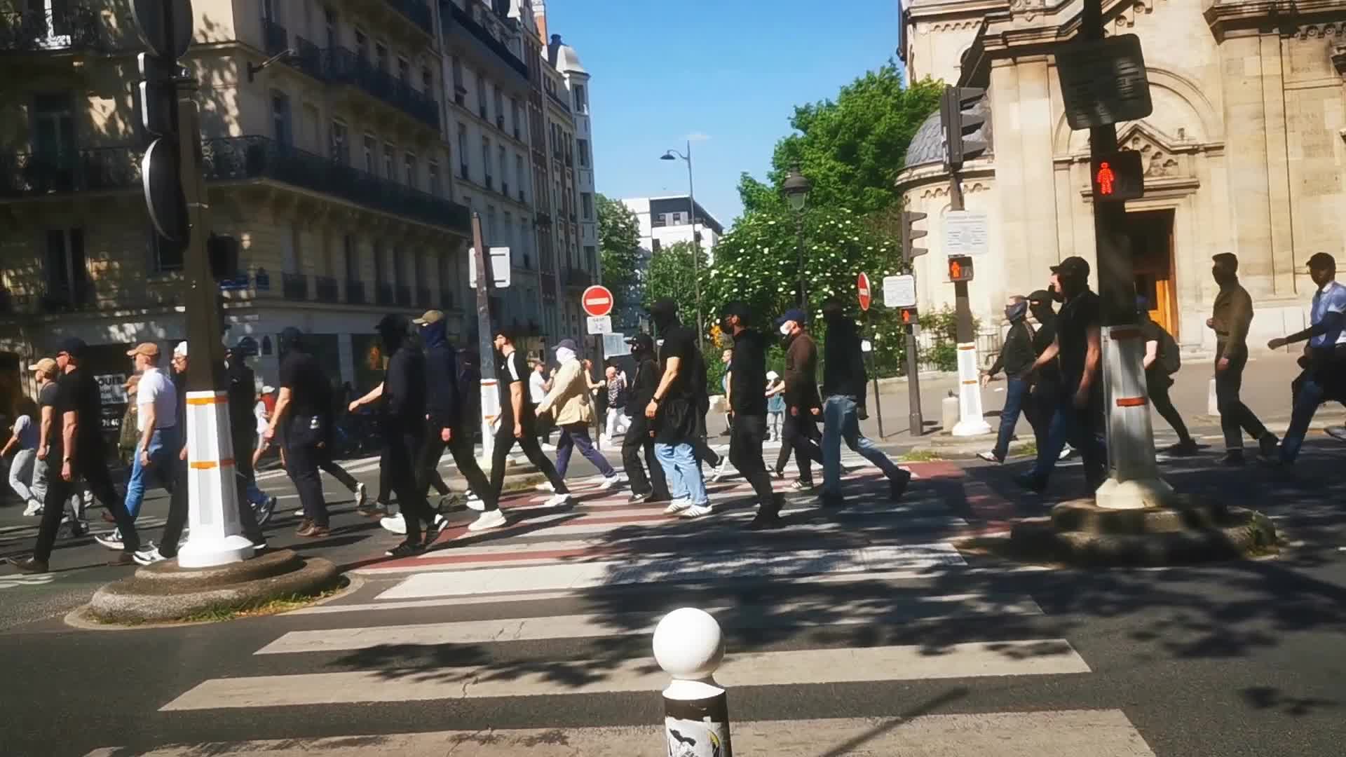 Far Rights Demonstration In Paris, France