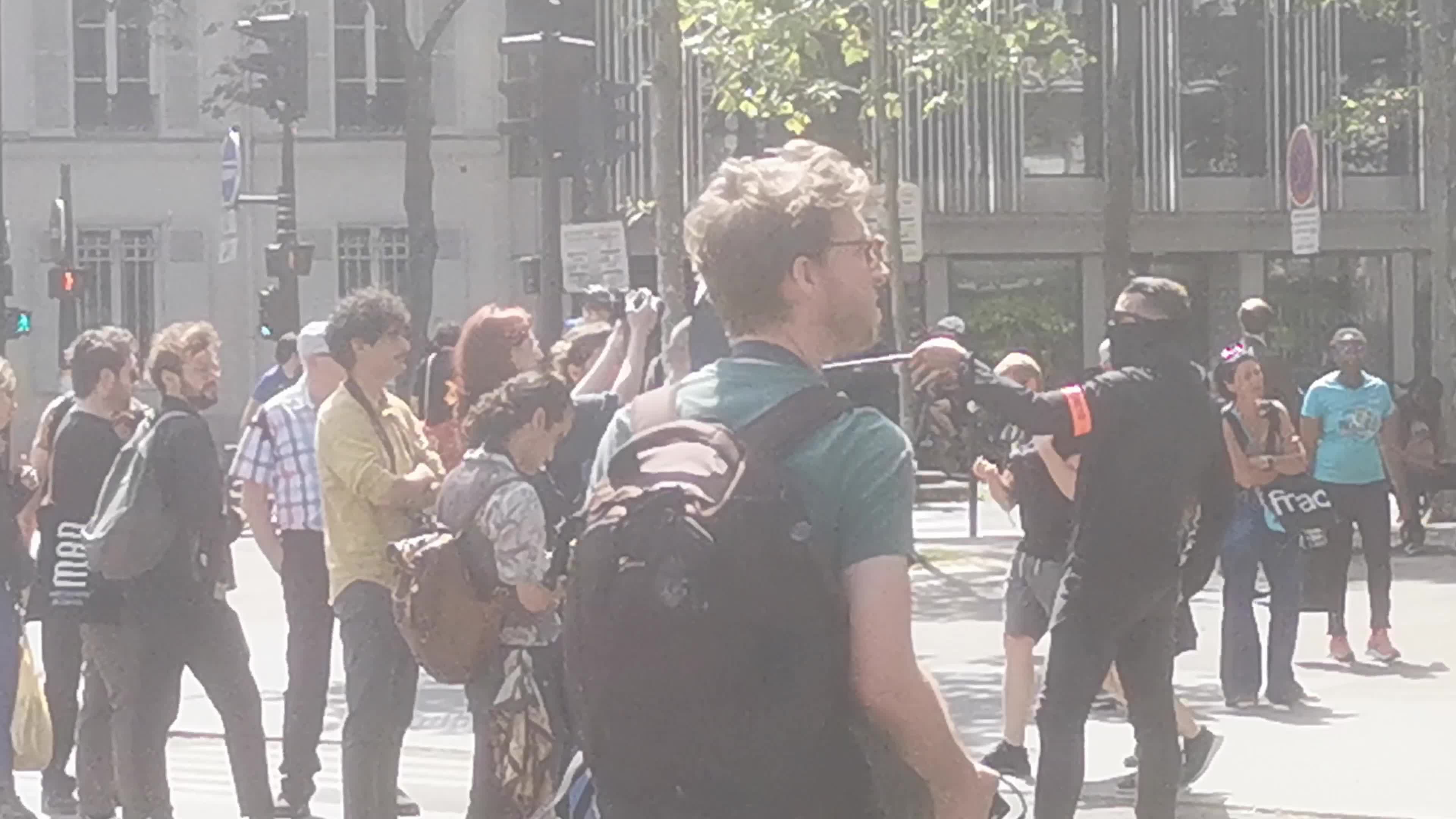 Far Rights Demonstration In Paris, France