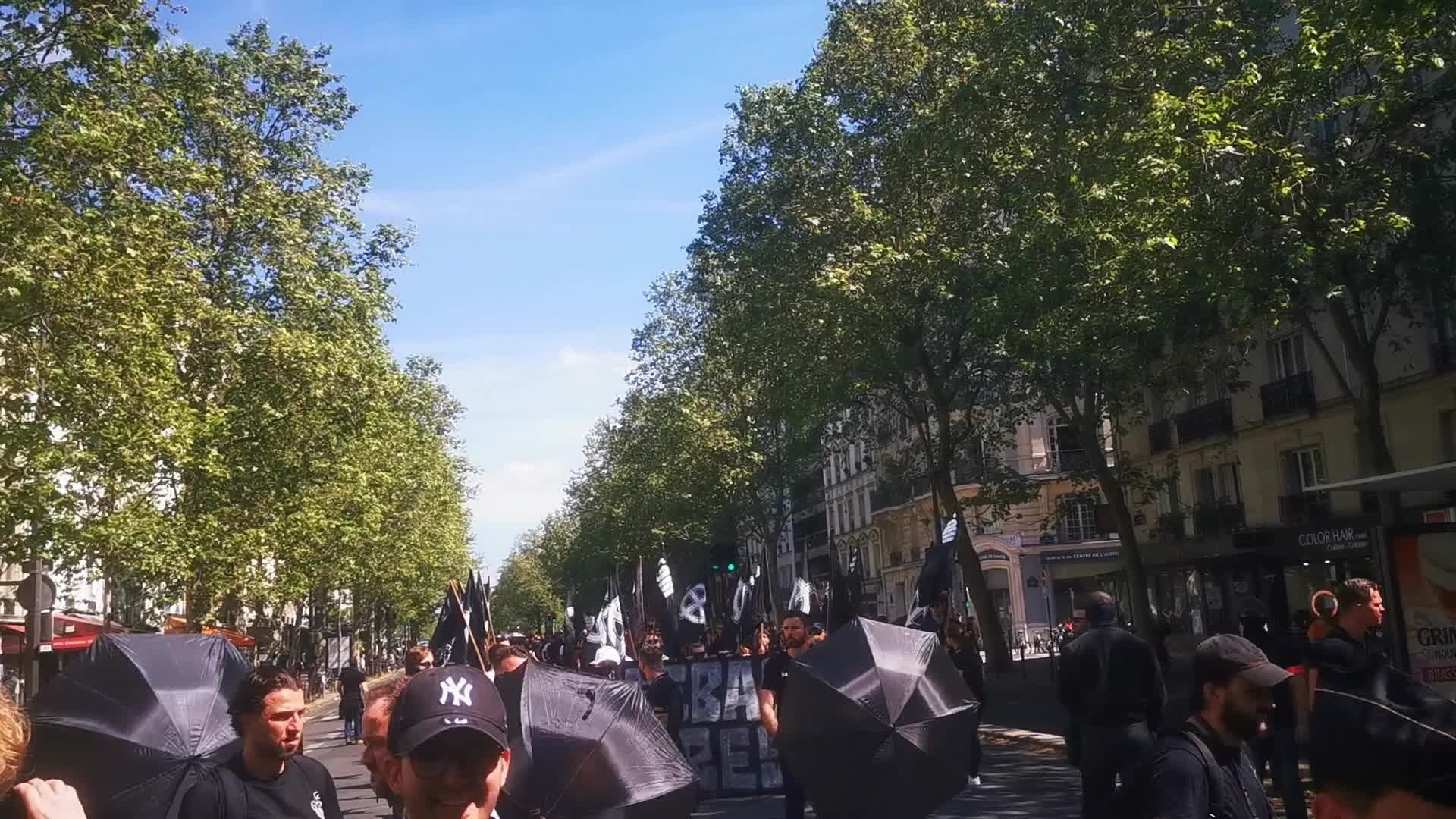 Far Rights Demonstration In Paris, France