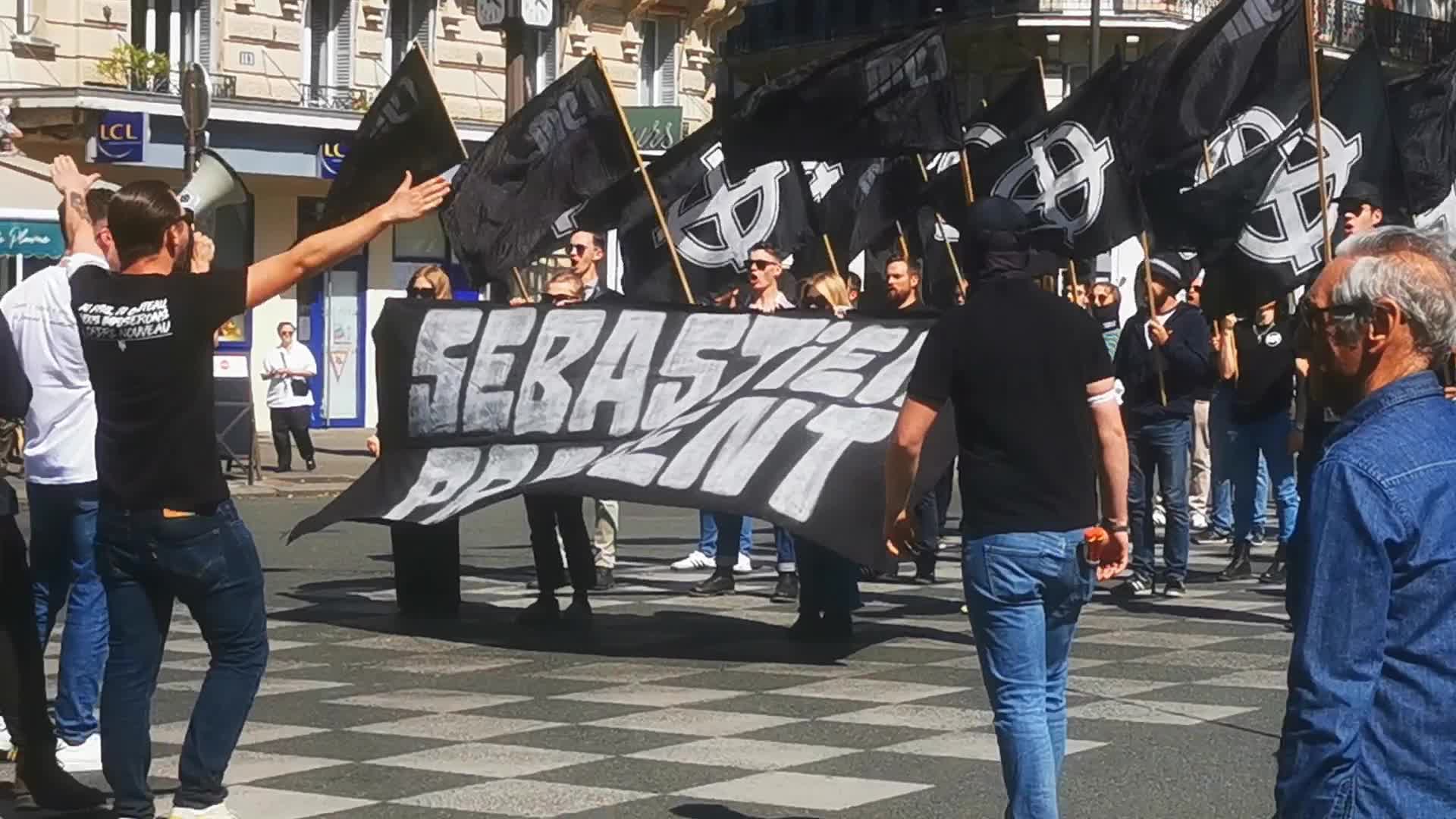 Far Rights Demonstration In Paris, France