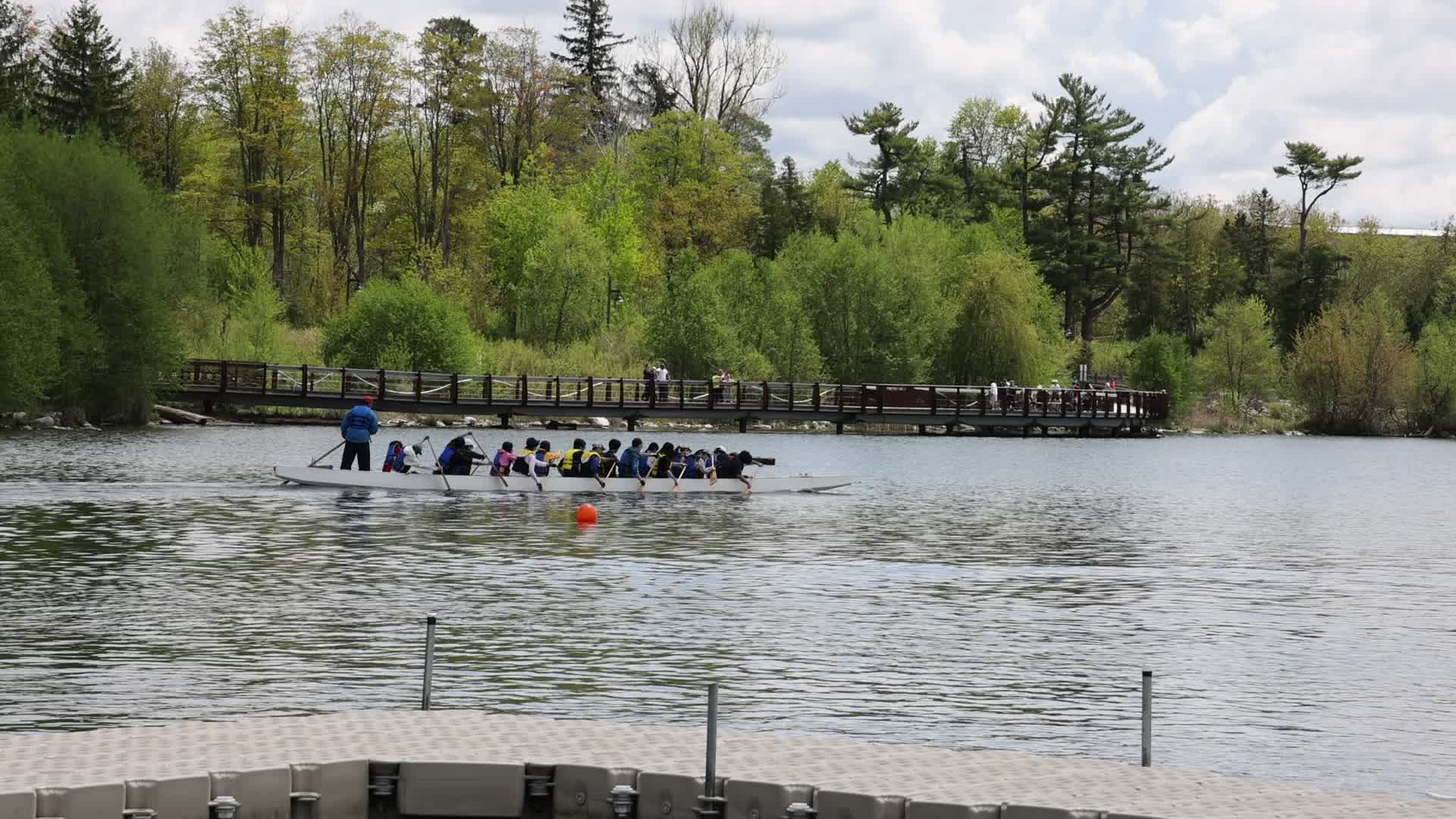 Daily life along Lake Wilcox