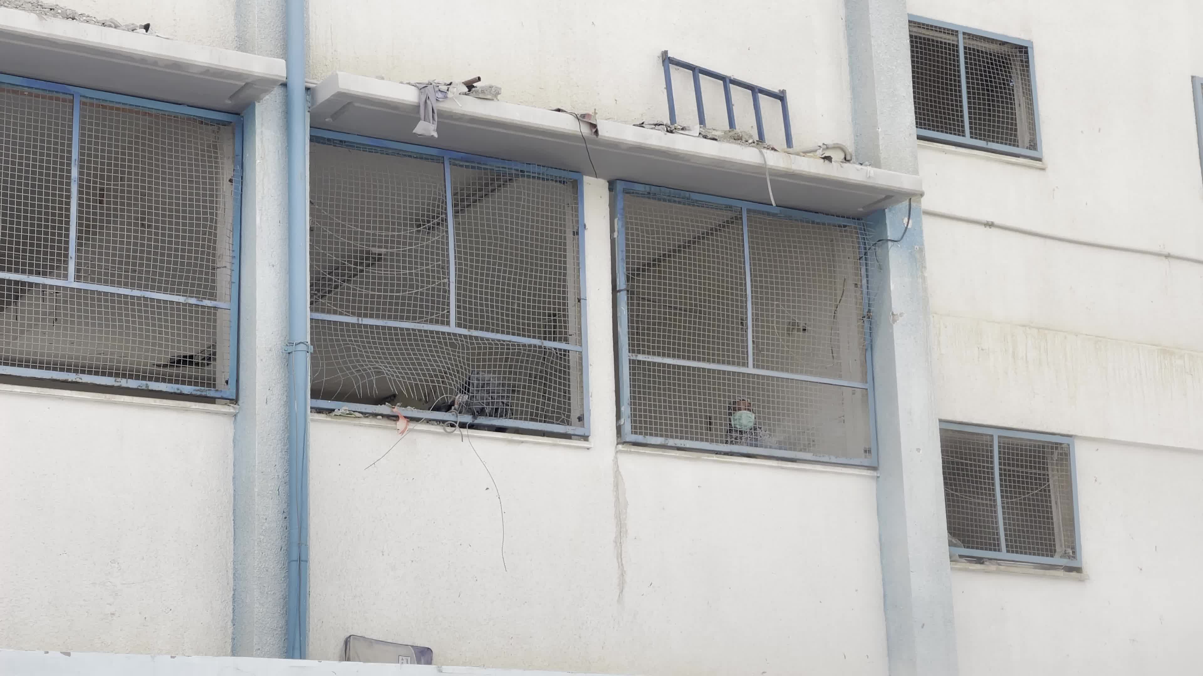 Displaced Palestinians Seek Refuge in Khan Yunis School Amid Hamas-Israel Conflict