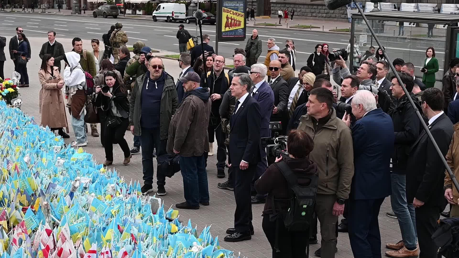 US Secretary of State Antony Blinken visits Kyiv, amid Russia's invasion of Ukraine