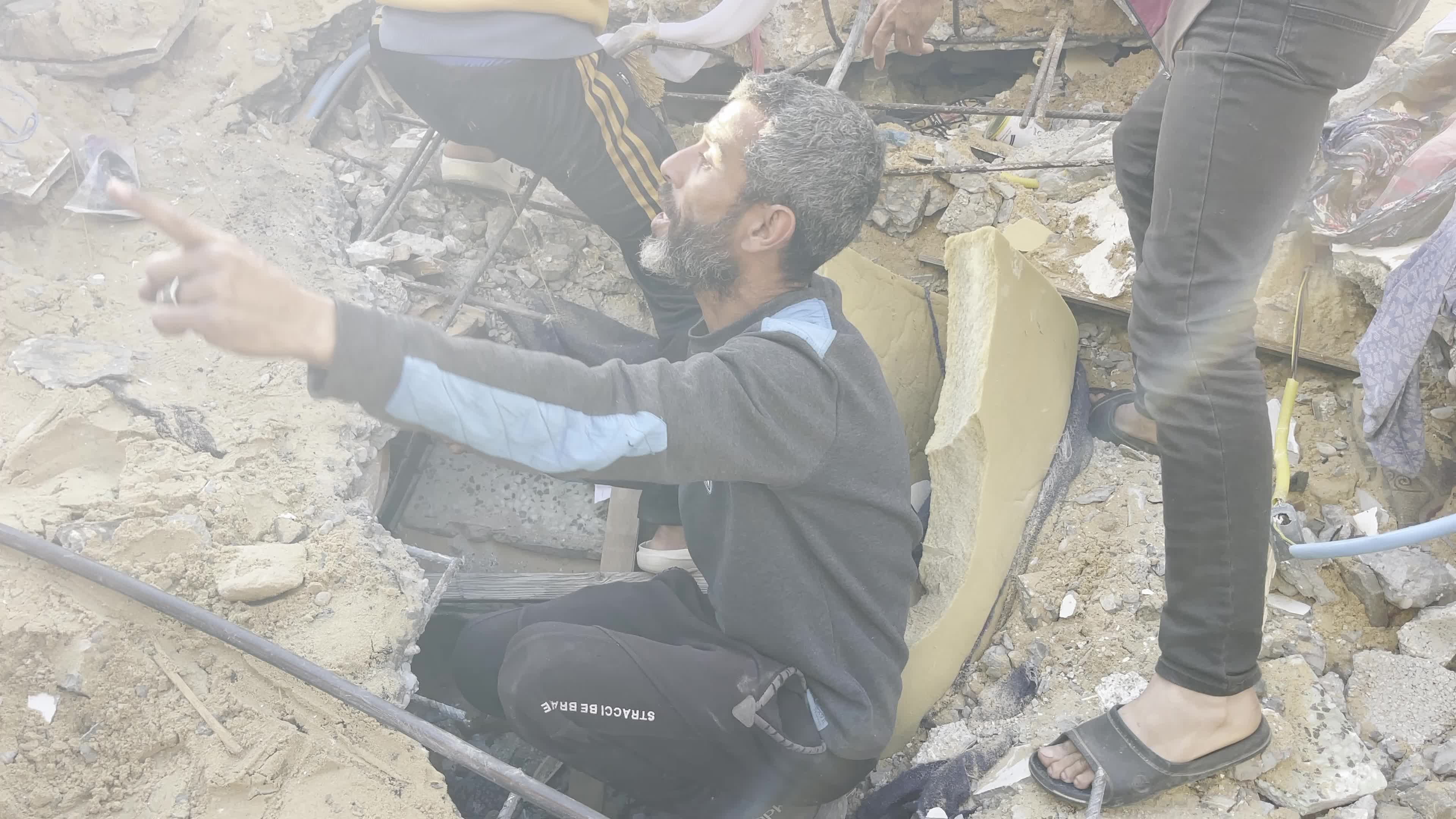Aftermath of Israeli Airstrike In Gaza, Palestine