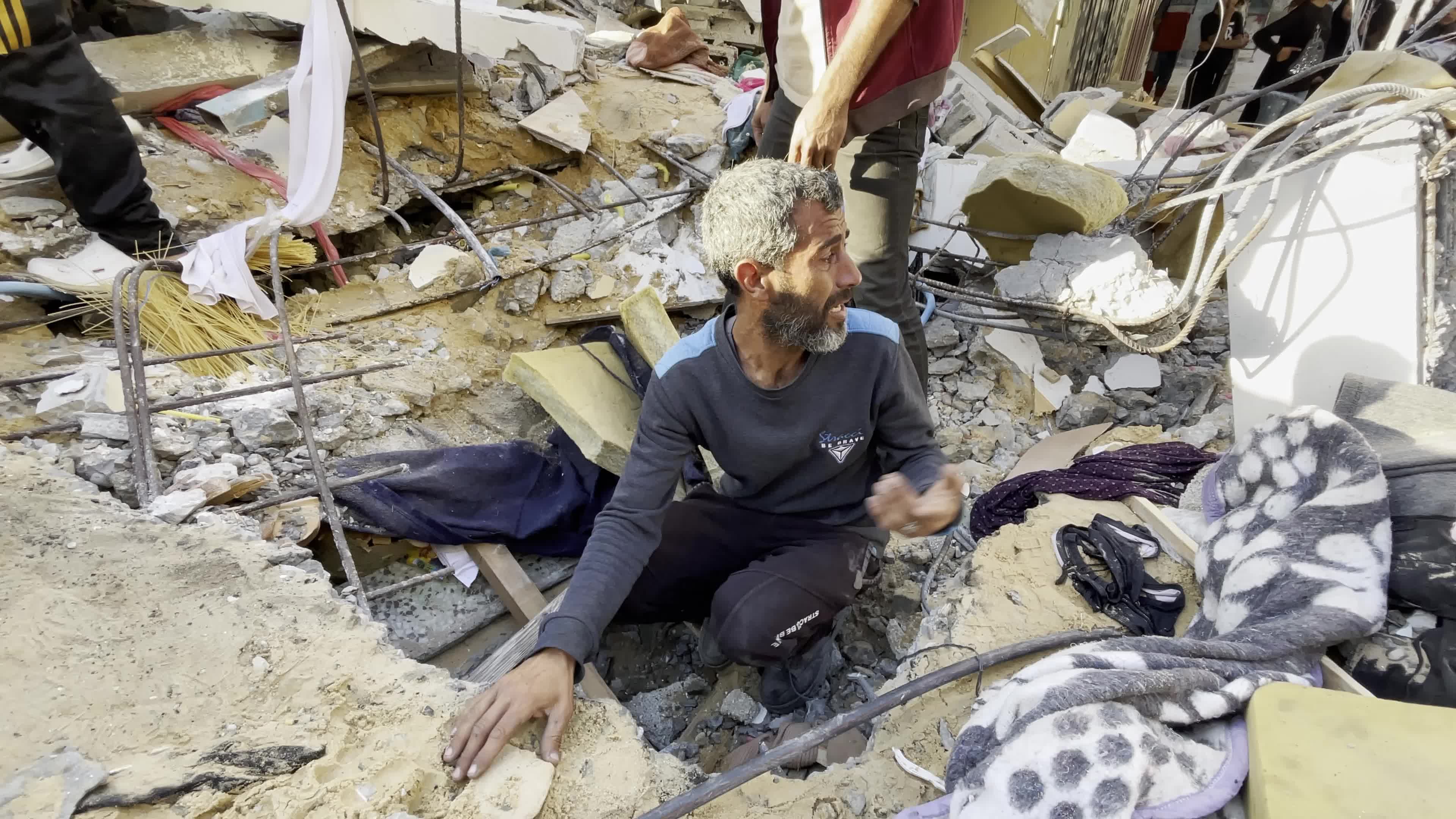 Aftermath of Israeli Airstrike In Gaza, Palestine