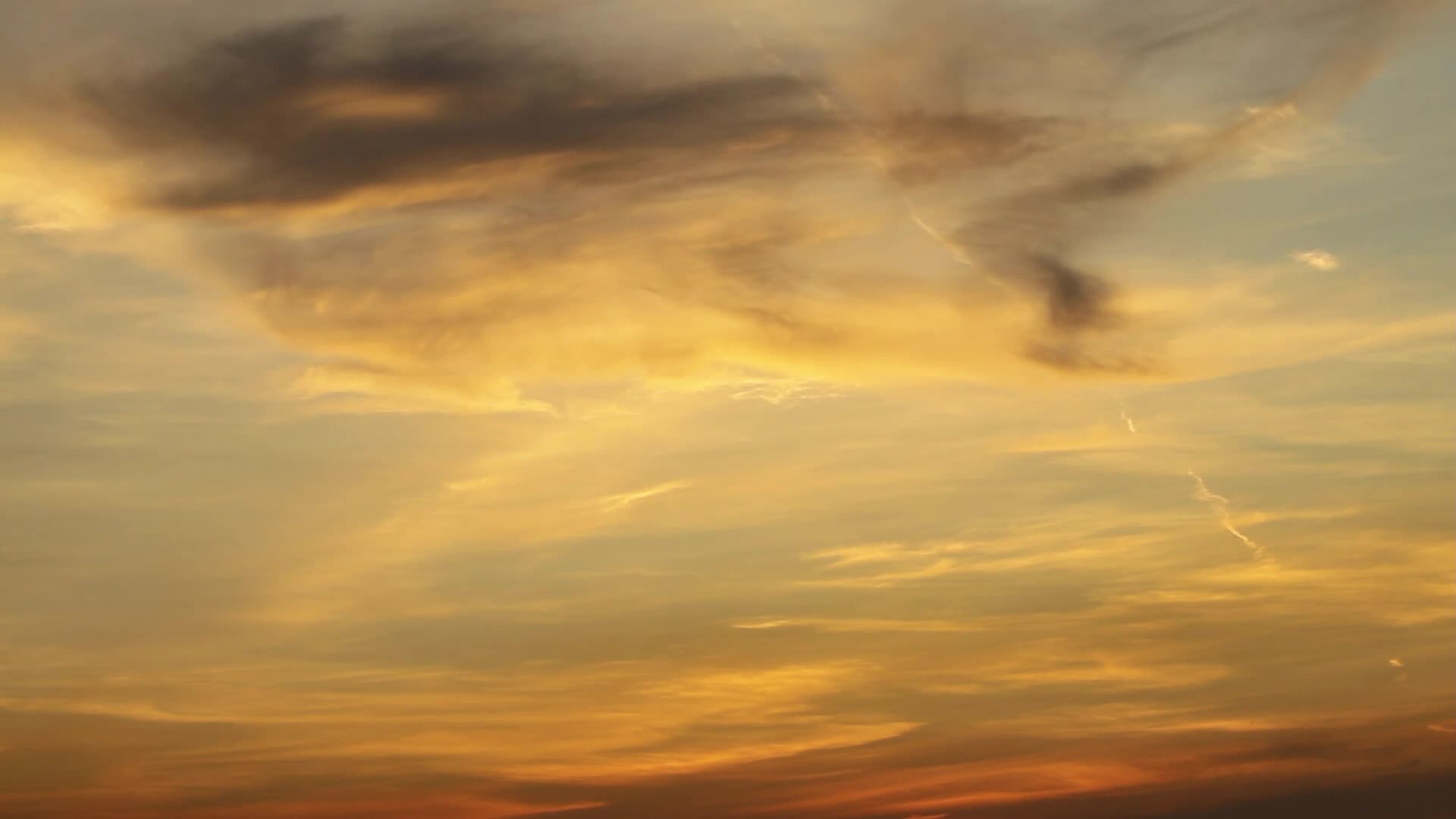 Rain Clouds Form at Dusk in Aceh