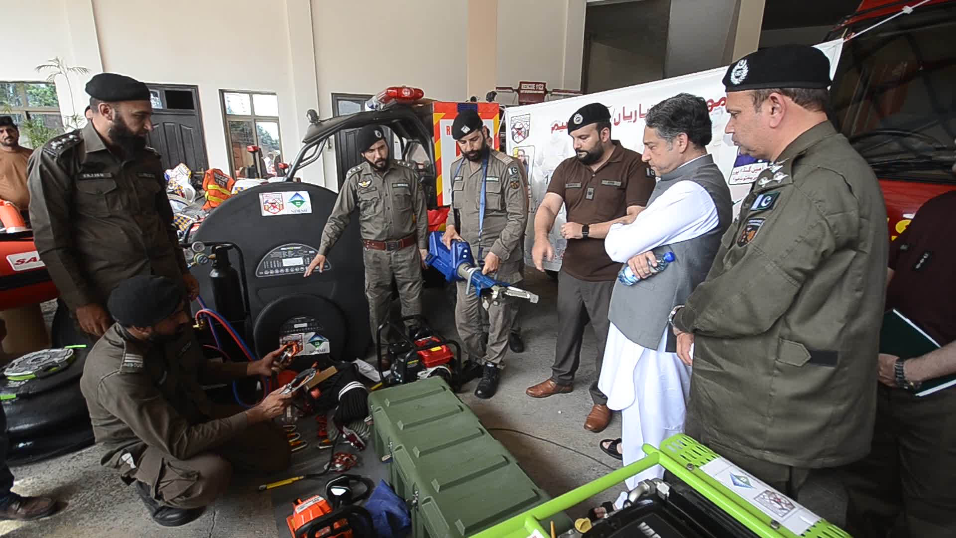 Pakistan's rescue workers receive new equipment for emergency operations
