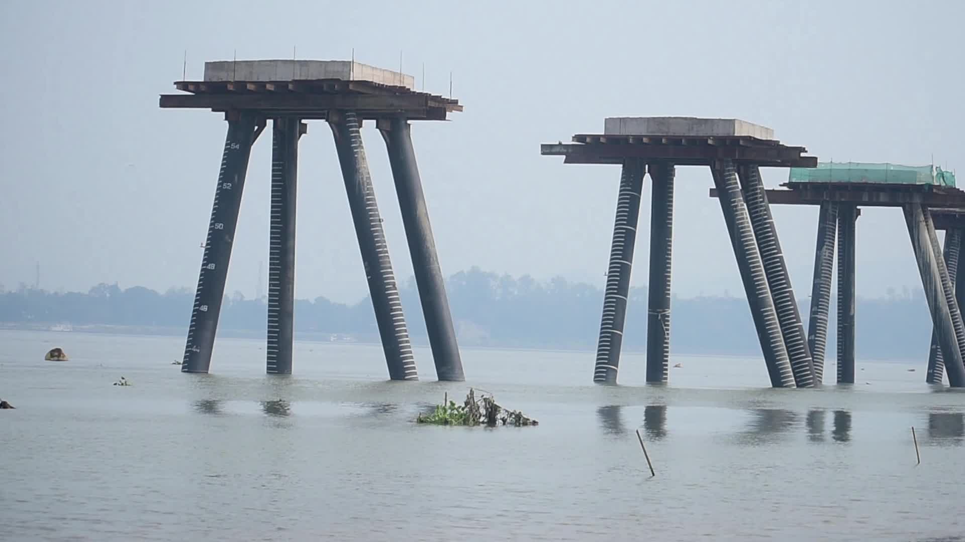 Construction works on India’s First River Terminal Guwahati Gateway Ghat
