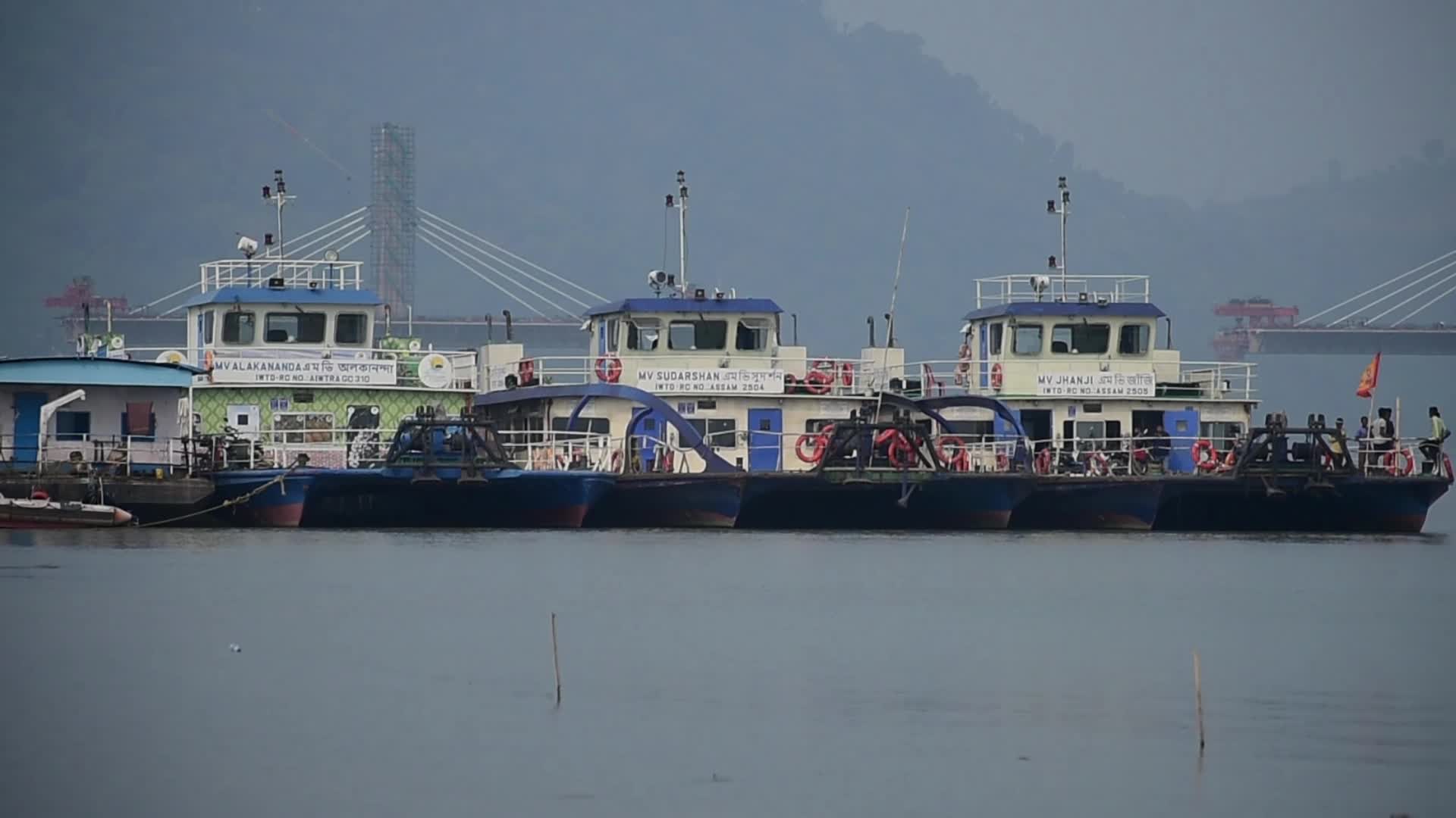 Construction works on India’s First River Terminal Guwahati Gateway Ghat