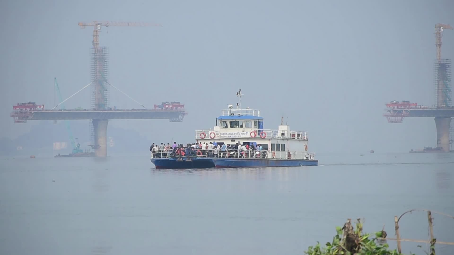 Construction works on India’s First River Terminal Guwahati Gateway Ghat