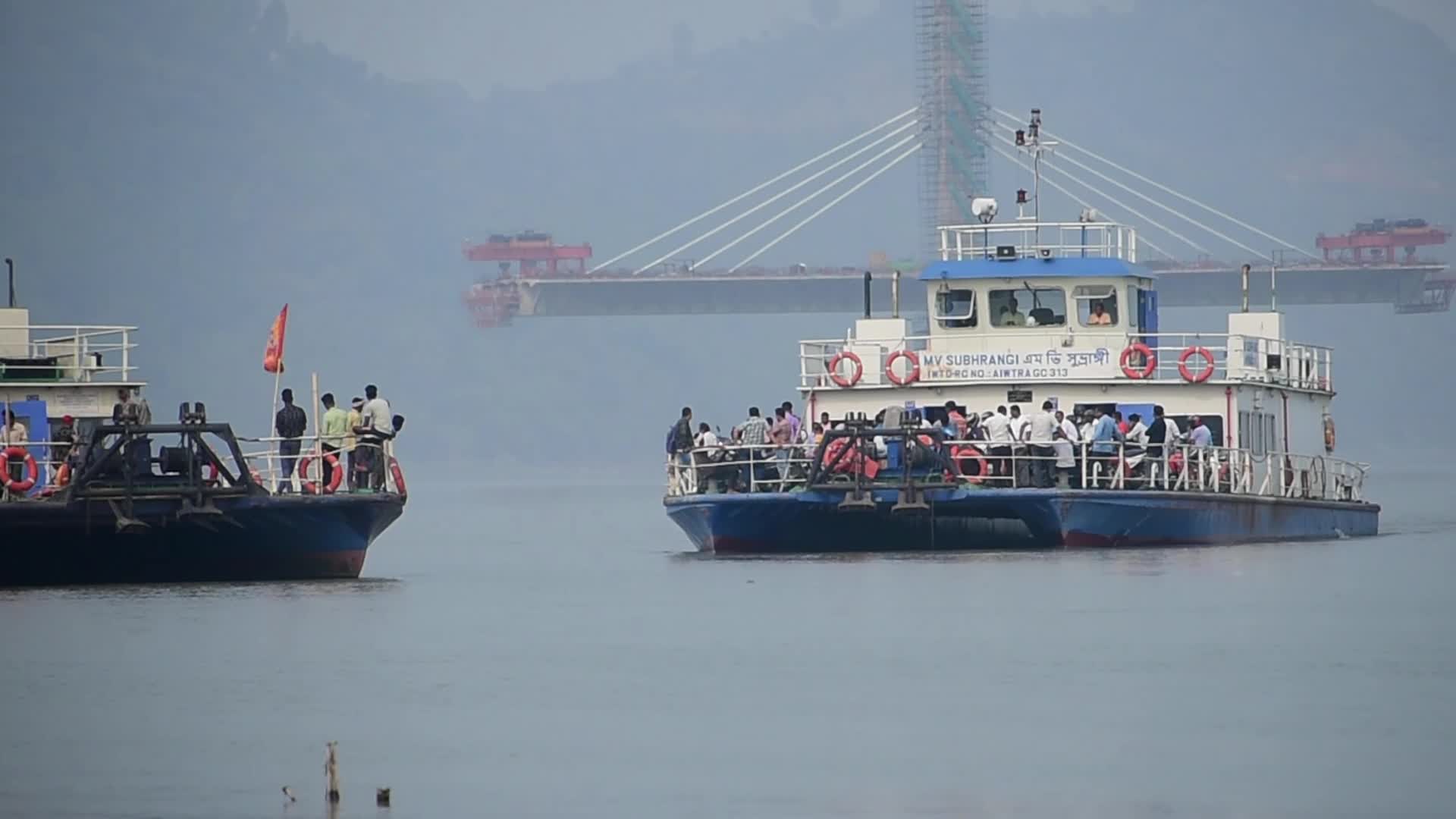 Construction works on India’s First River Terminal Guwahati Gateway Ghat