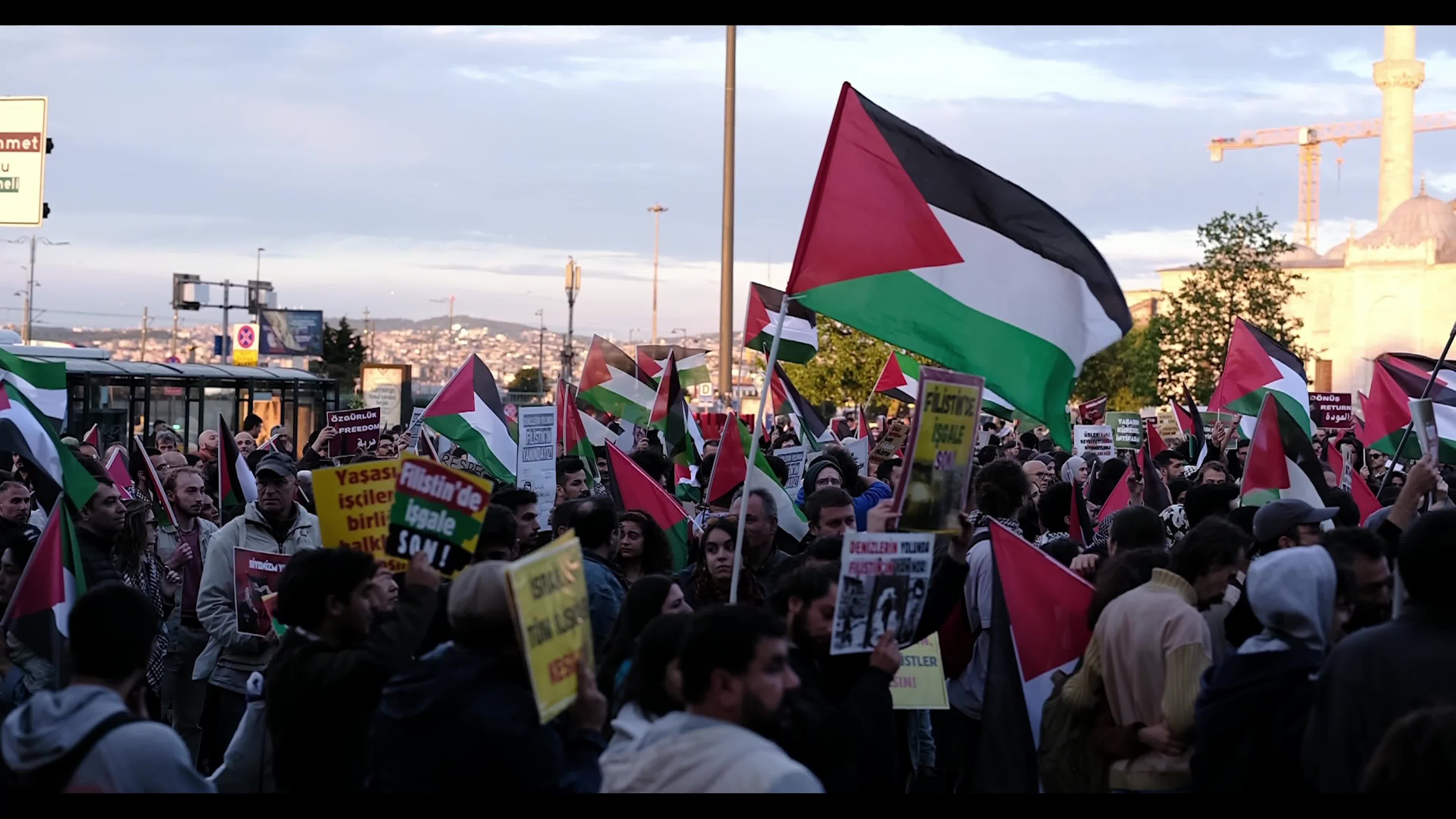 Protest against Israel in Turkey