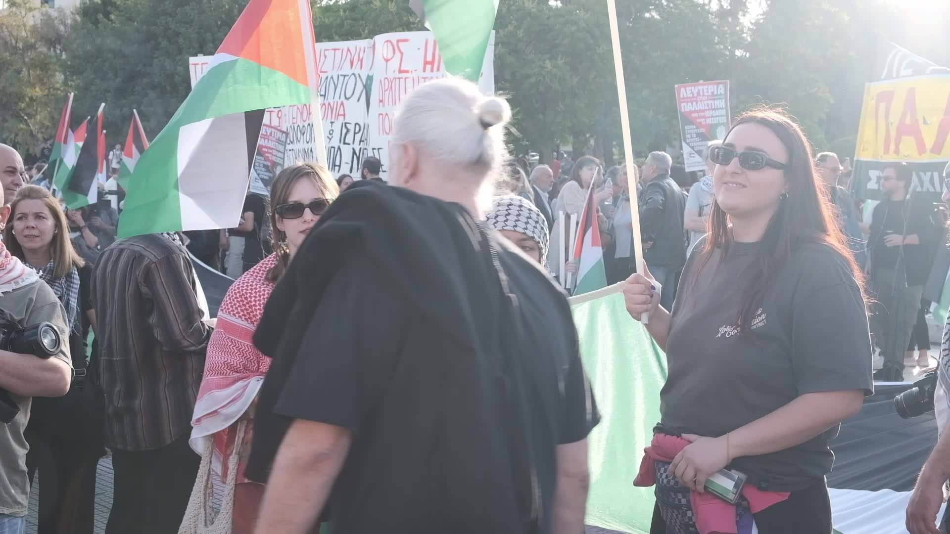 Solidarity Rally In Athens On The 76th Anniversary Of The Nakba
