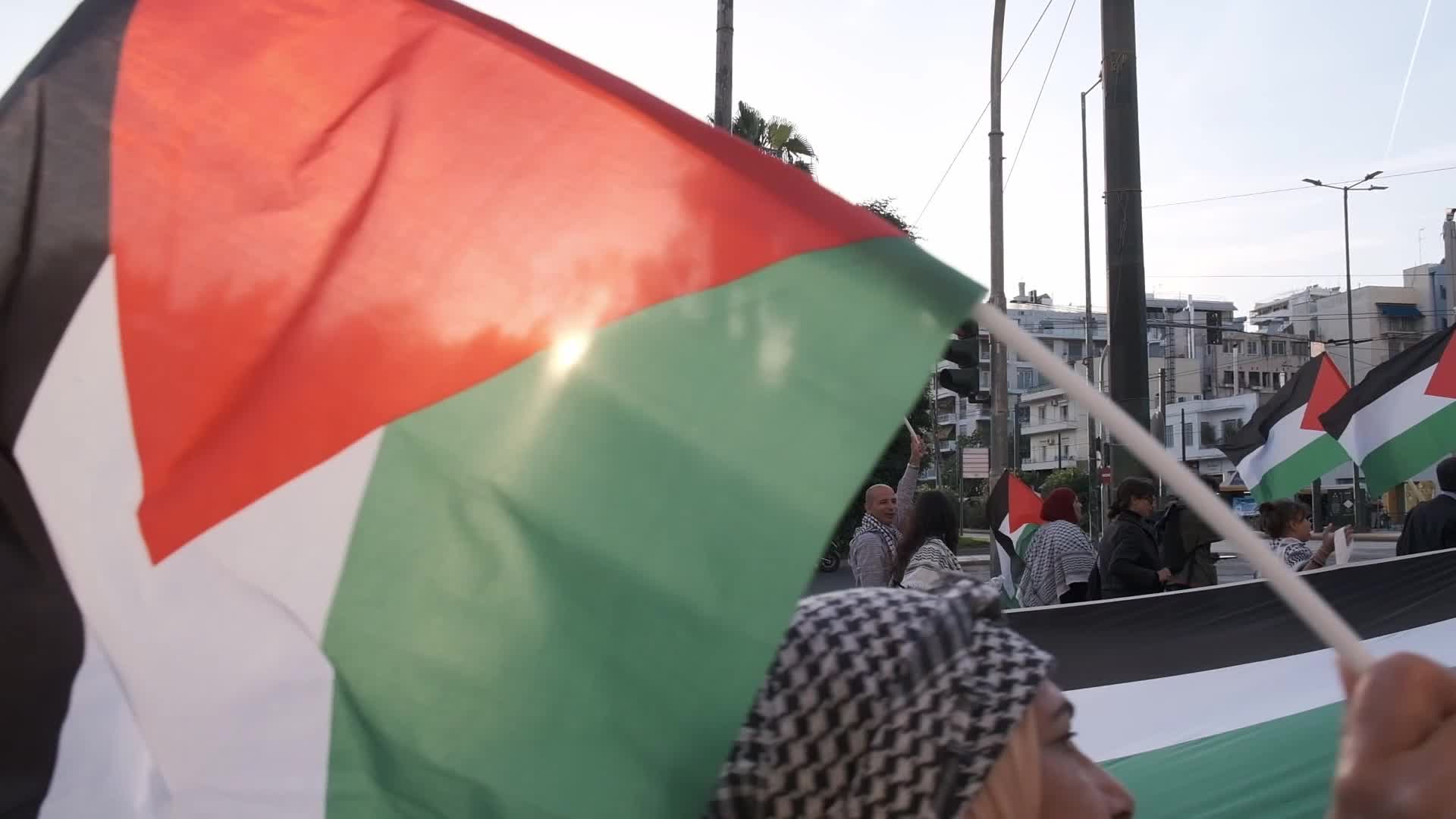 Solidarity Rally In Athens On The 76th Anniversary Of The Nakba