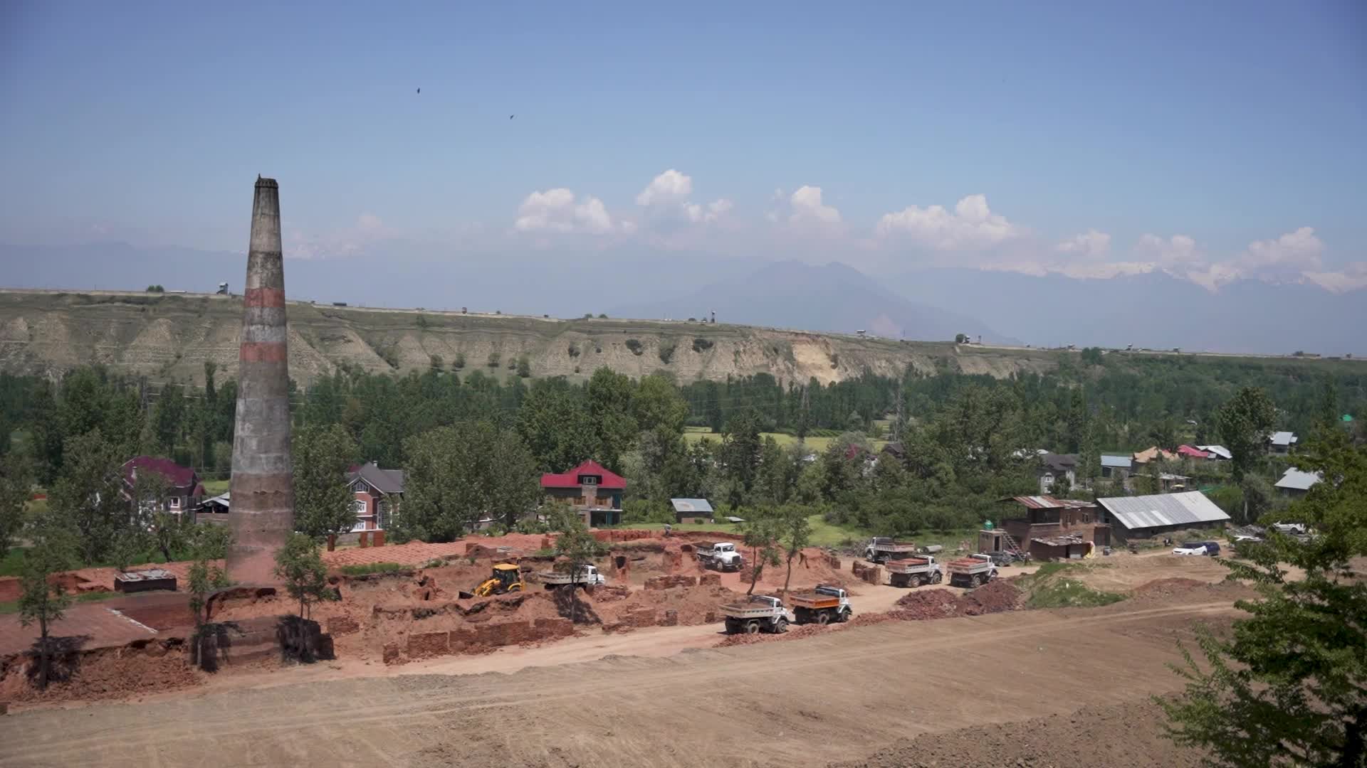 Brick Making in Kashmir, India
