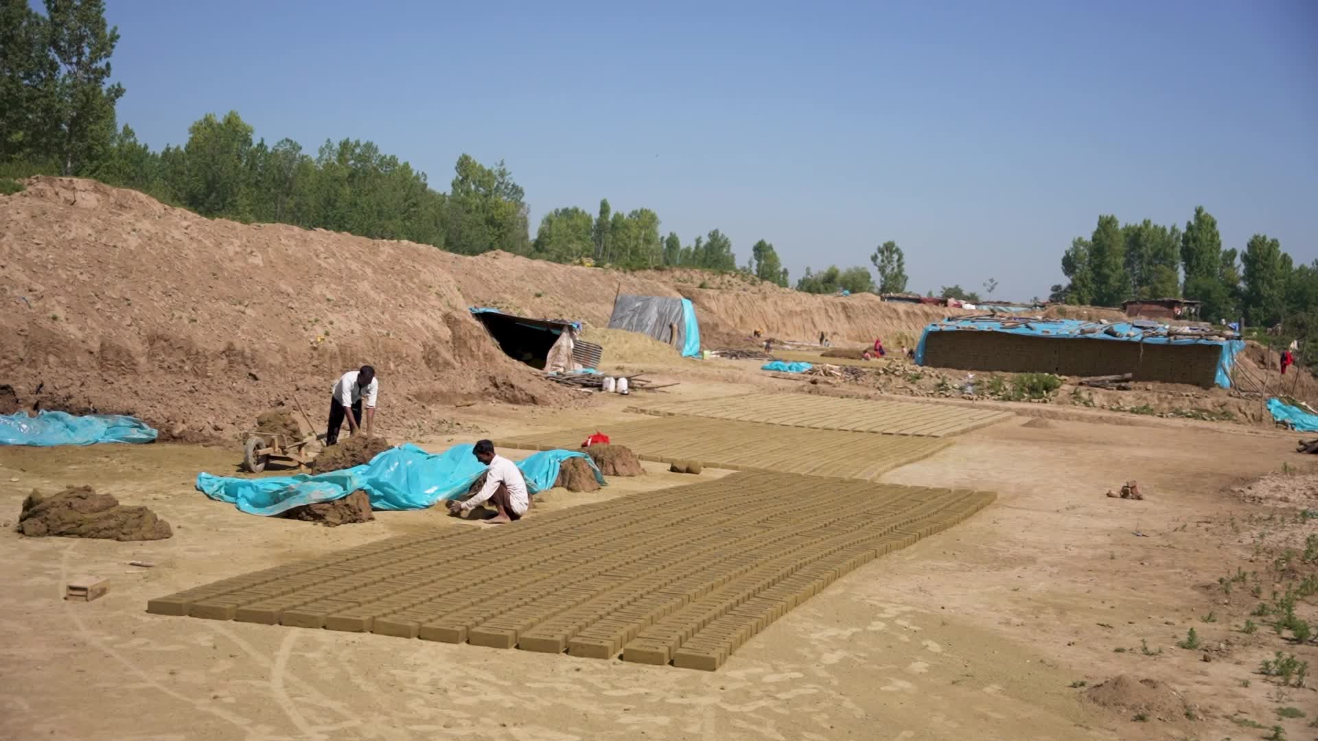Brick Making in Kashmir, India