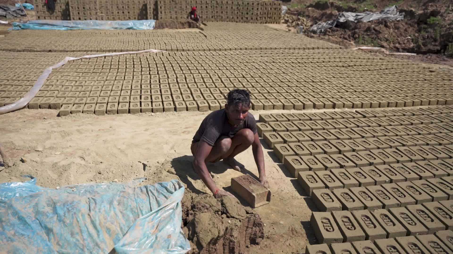 Brick Making in Kashmir, India