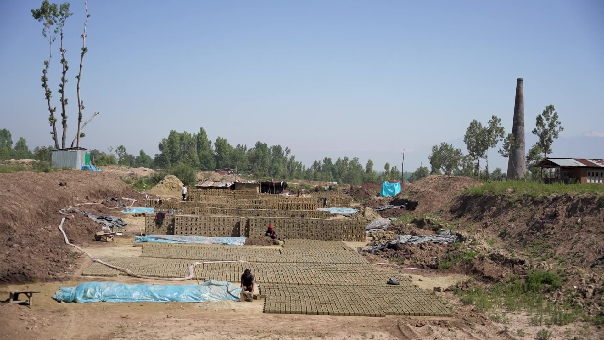 Brick Making in Kashmir, India