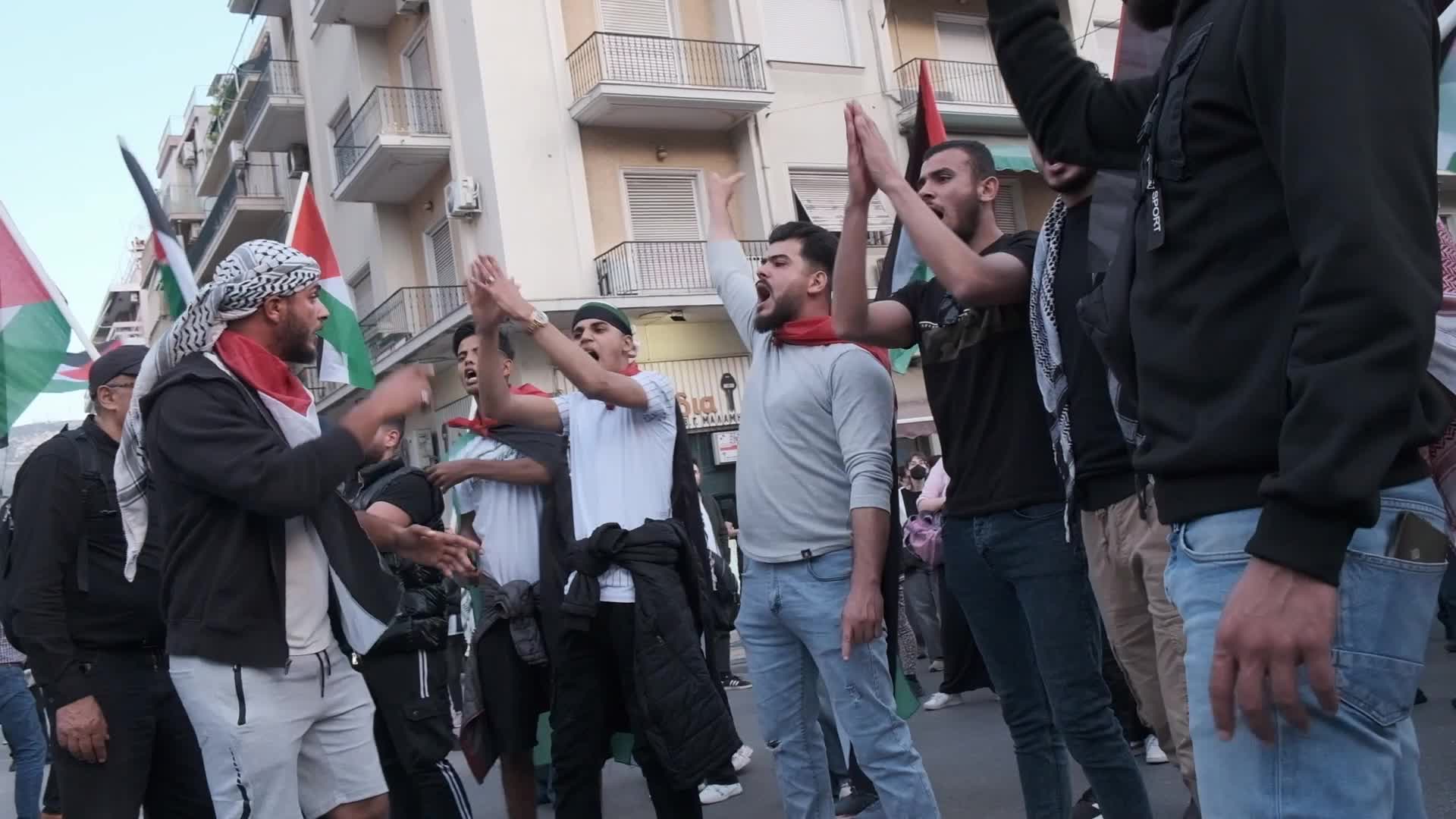 Solidarity Rally In Athens On The 76th Anniversary Of The Nakba