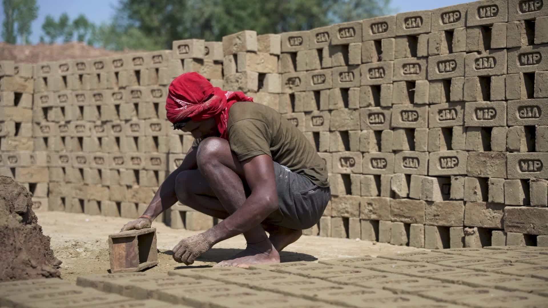 Brick Making in Kashmir, India