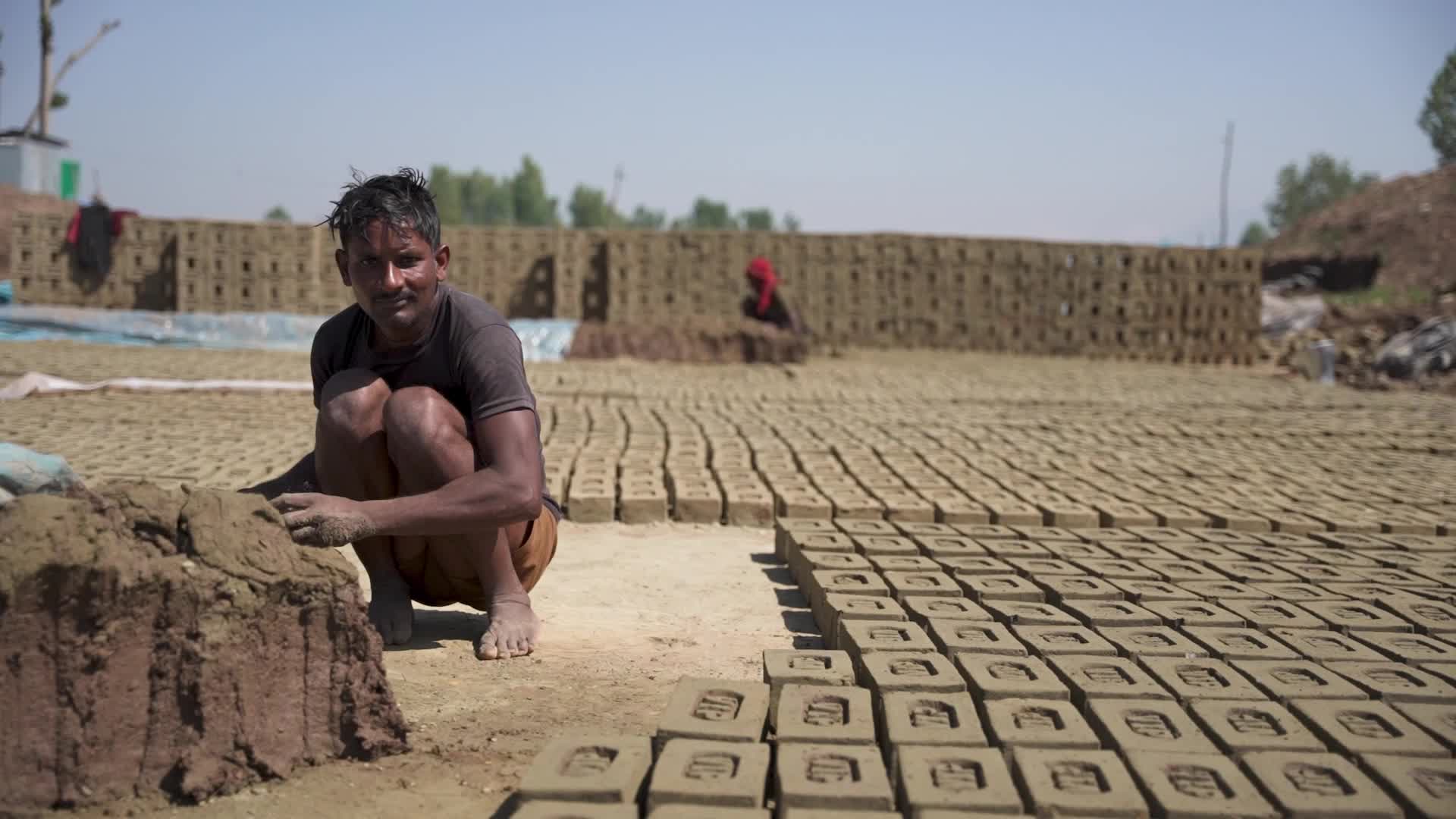 Brick Making in Kashmir, India