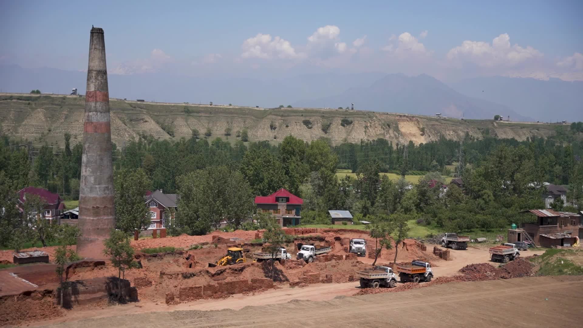 Brick Making in Kashmir, India