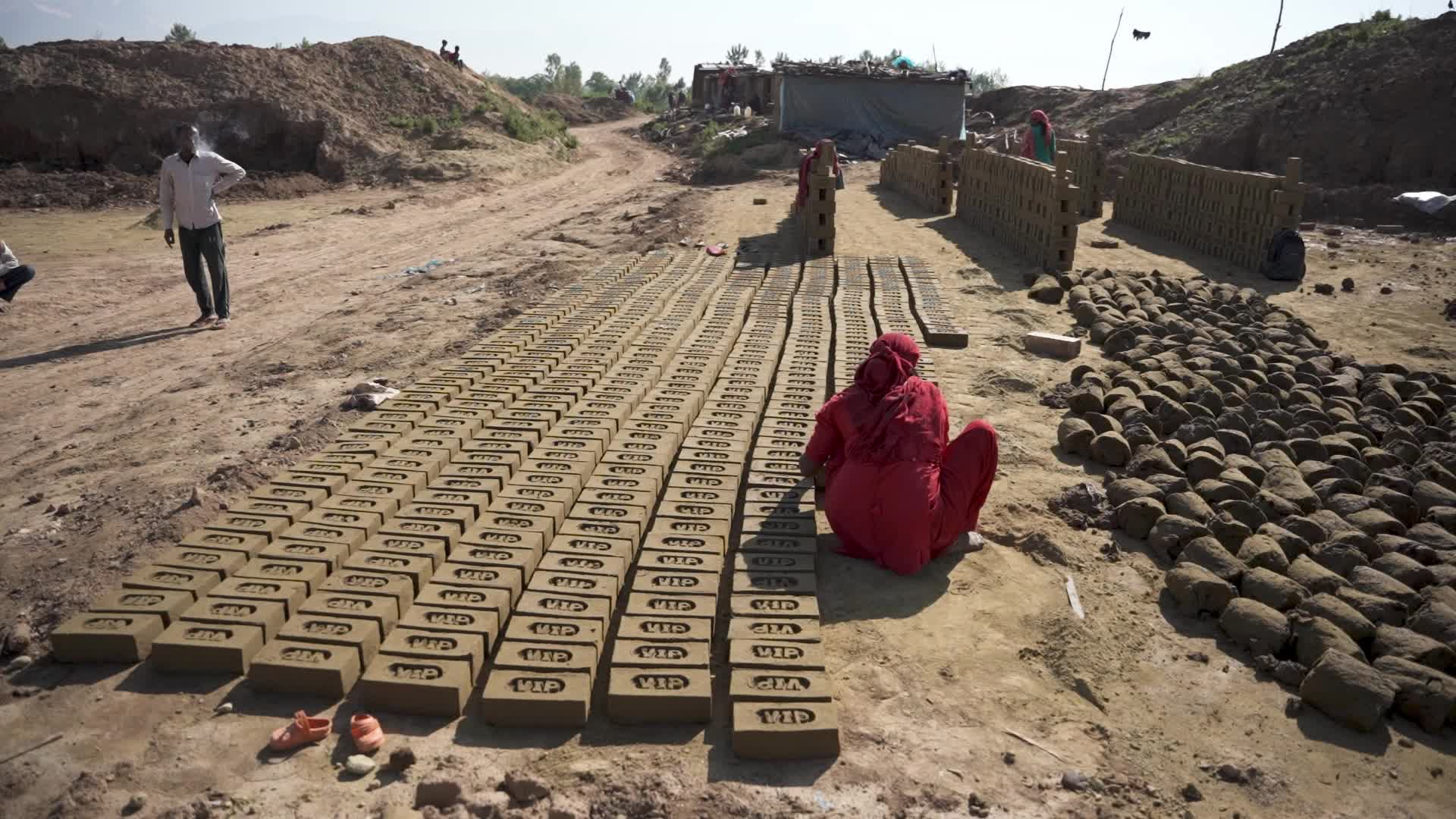 Brick Making in Kashmir, India
