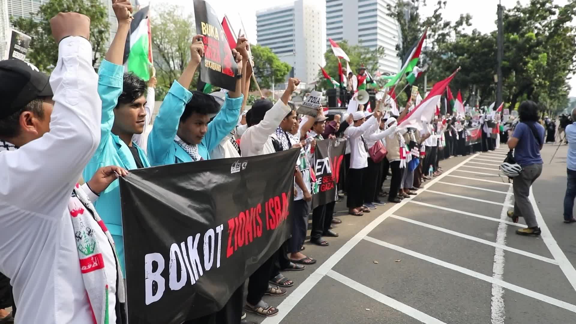 Pro Palestine Rally In Jakarta, Indonesia
