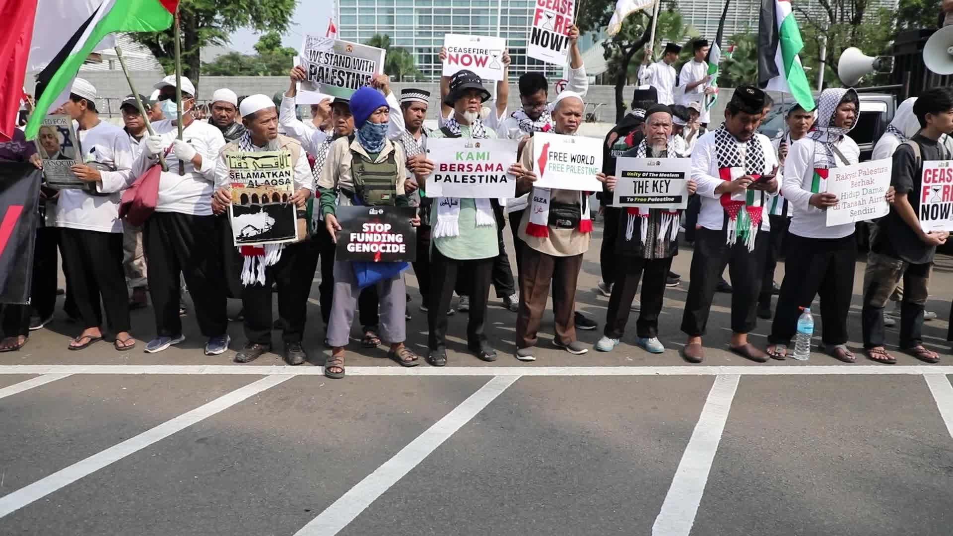 Pro Palestine Rally In Jakarta, Indonesia