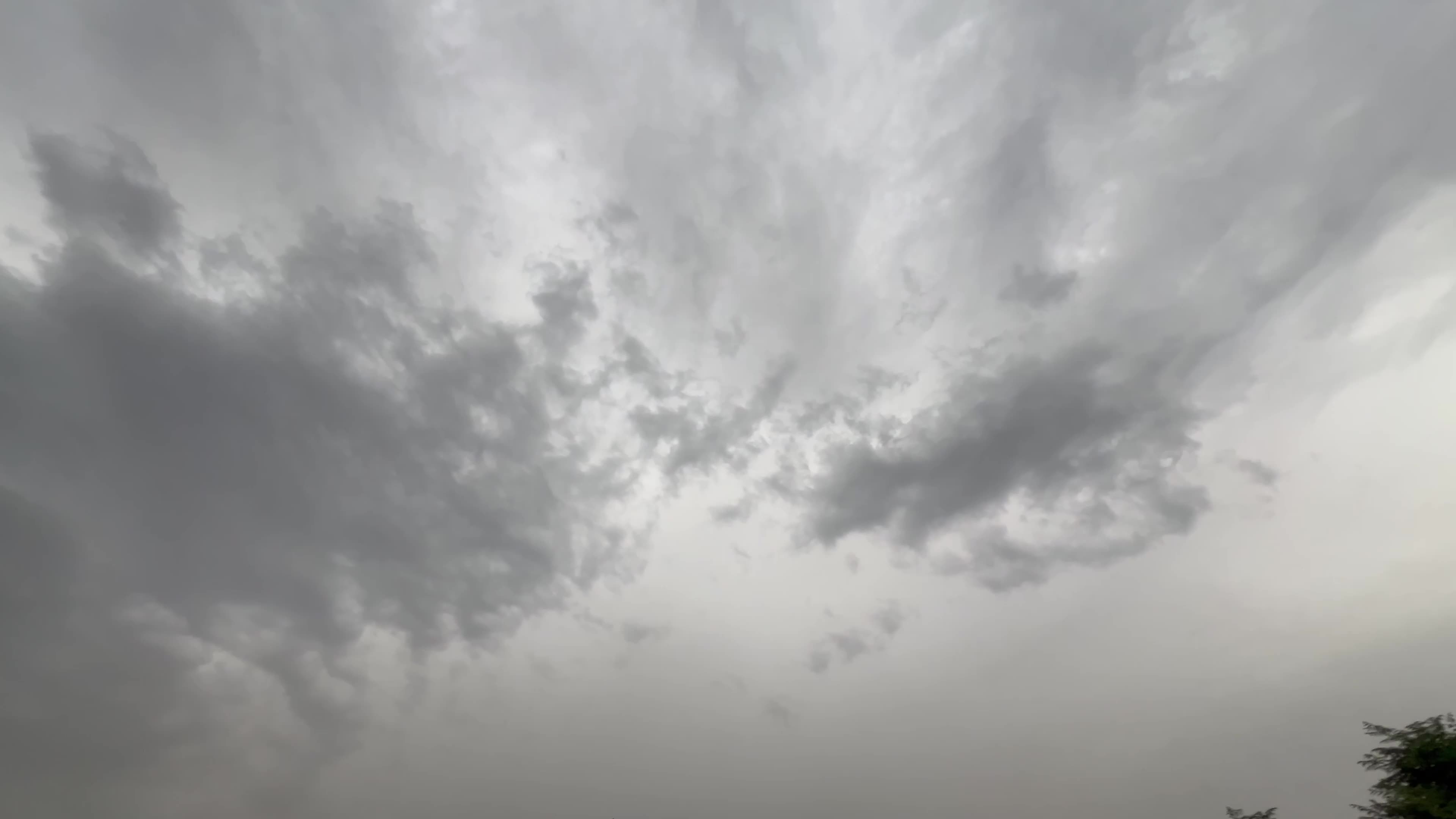 Rain Clouds Form at Dusk in Peshawar