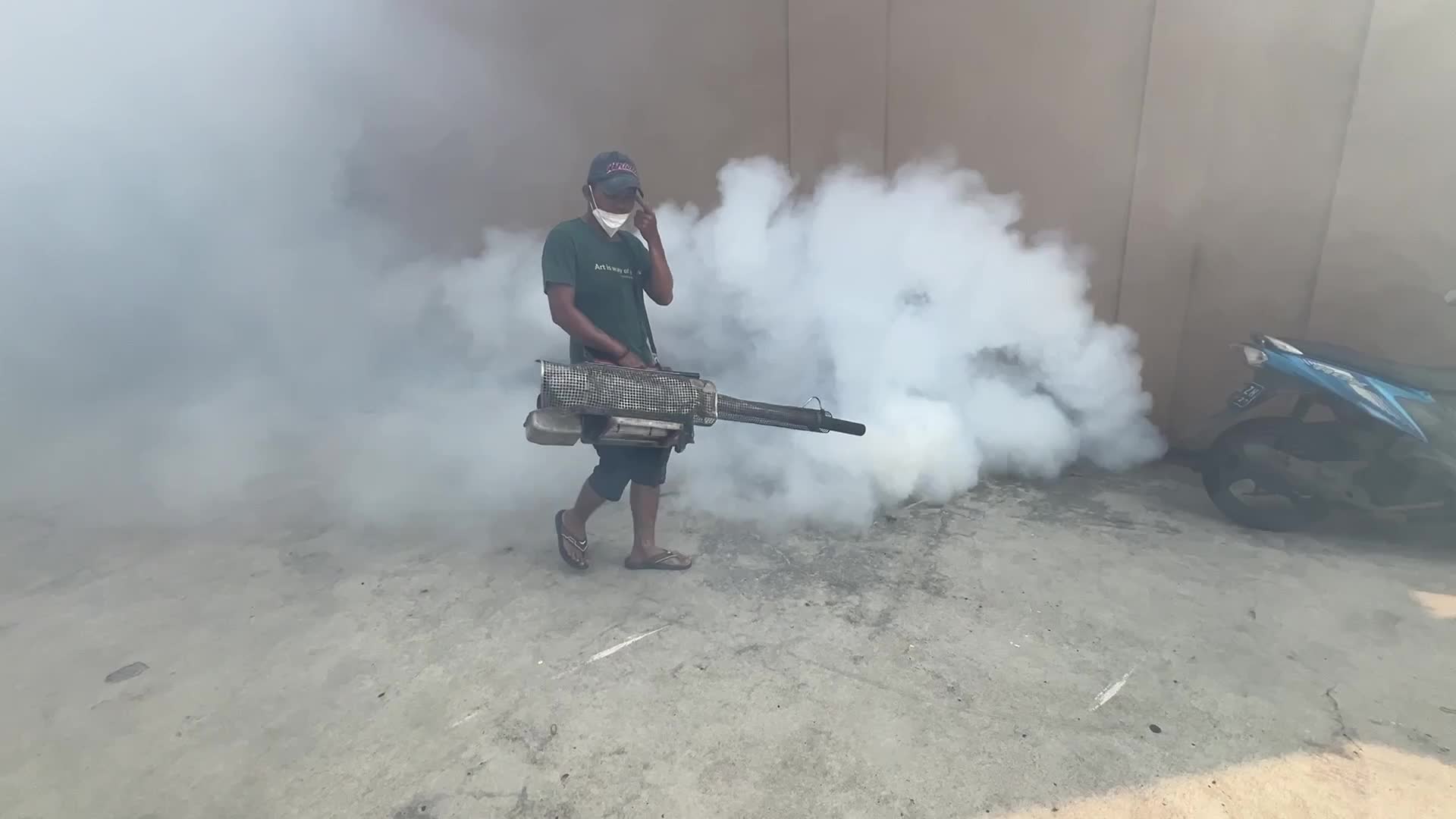 Fogging to prevent dengue in Indonesia