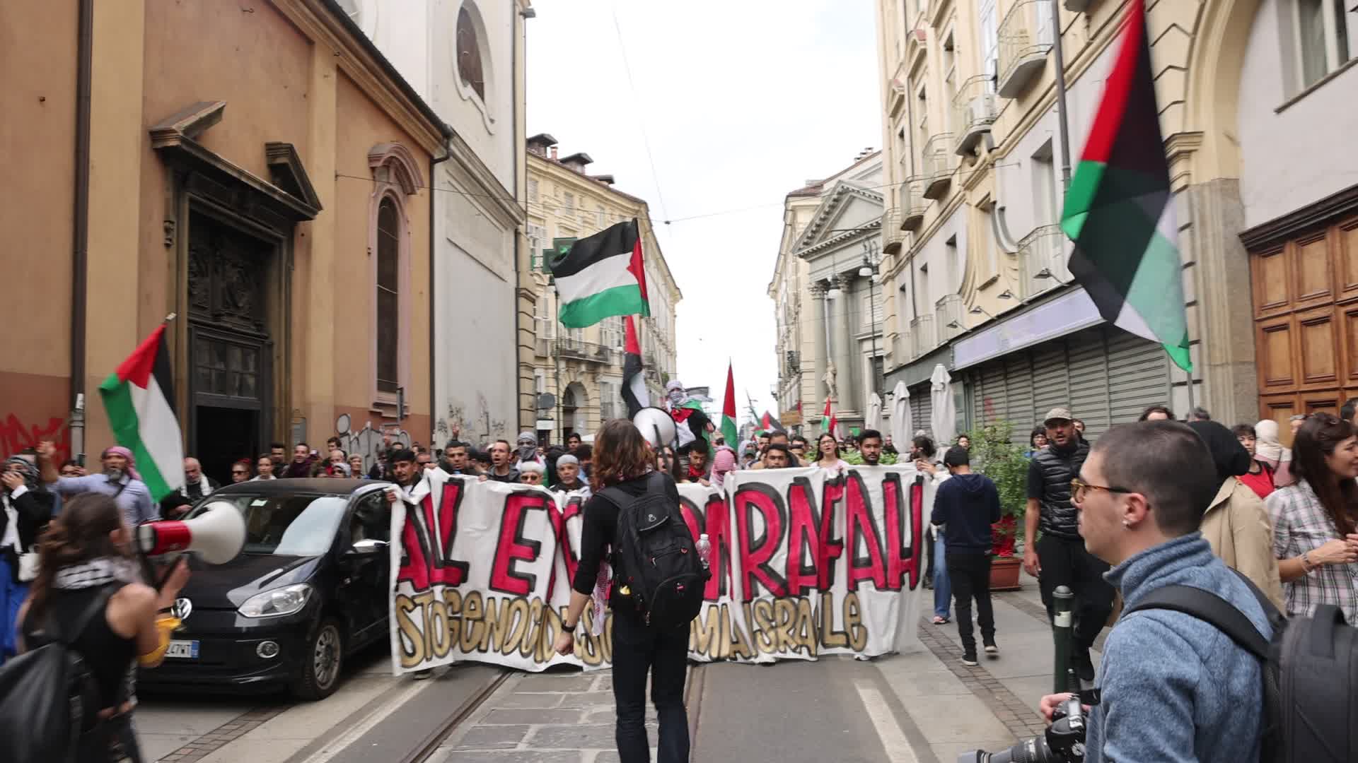 Pro-Palestinian Protest In Torino