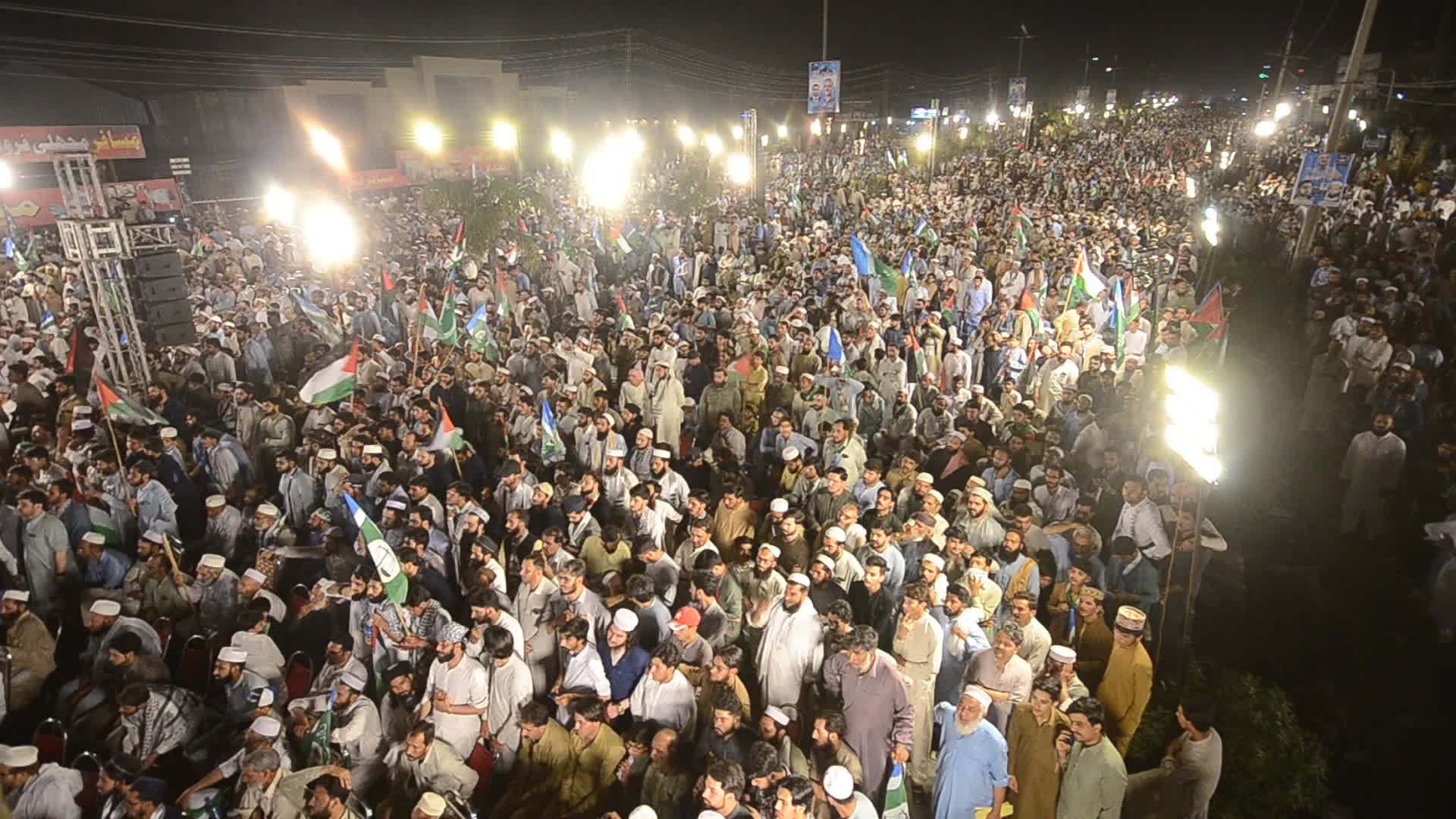 Pakistan's Jamaat-e-Islami party rally in solidarity with the Palestinian people, in Peshawar
