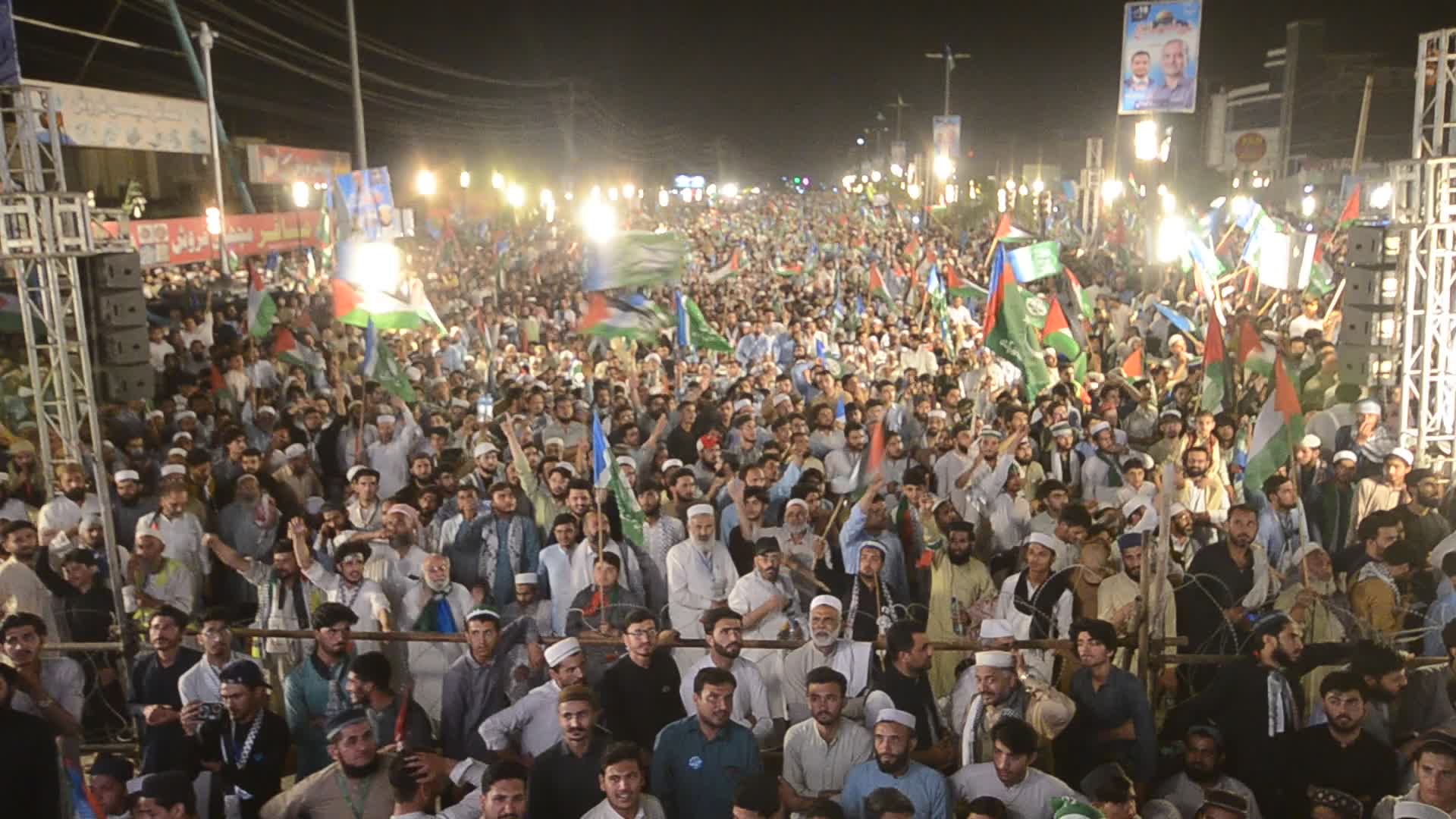 Pakistan's Jamaat-e-Islami party rally in solidarity with the Palestinian people, in Peshawar
