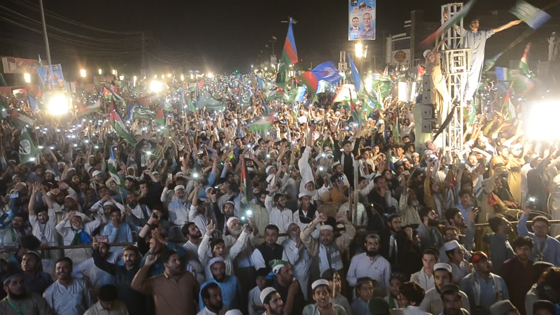 Pakistan's Jamaat-e-Islami party rally in solidarity with the Palestinian people, in Peshawar
