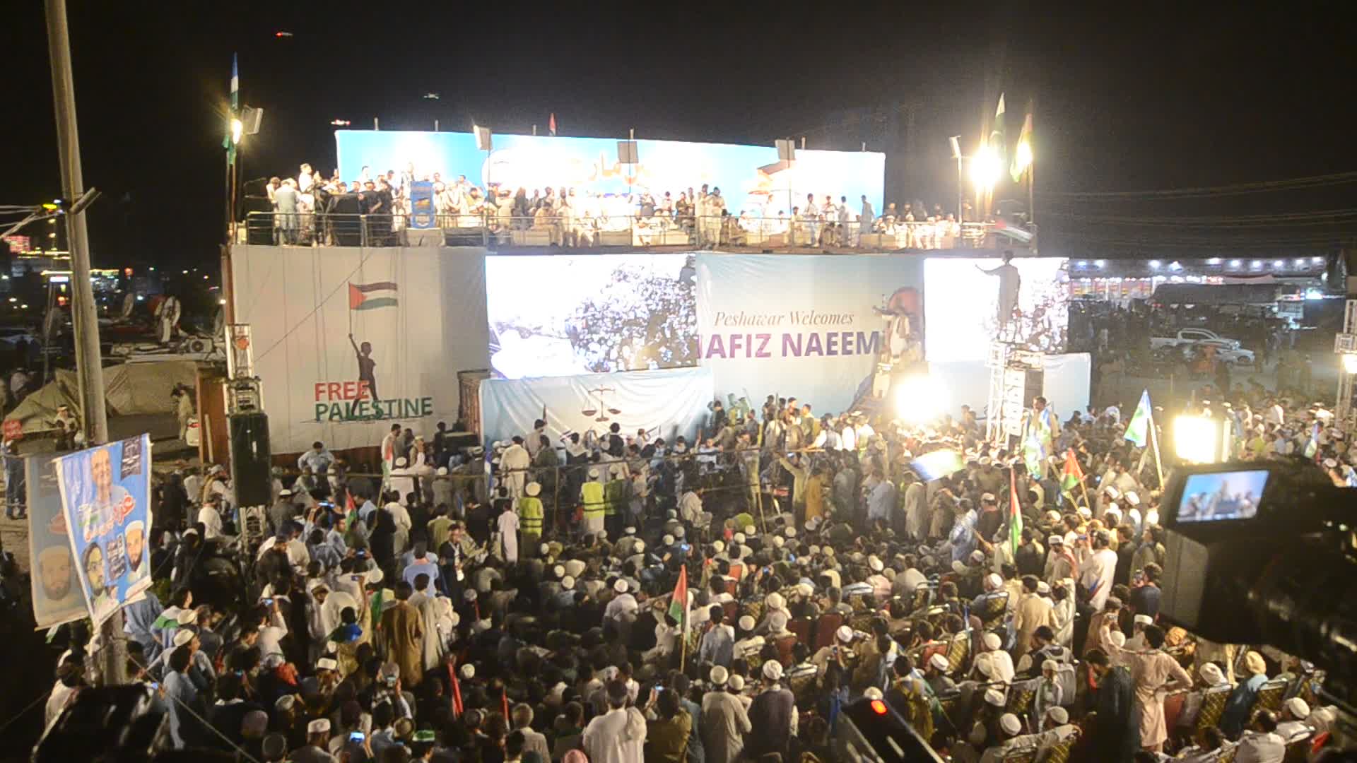 Pakistan's Jamaat-e-Islami party rally in solidarity with the Palestinian people, in Peshawar
