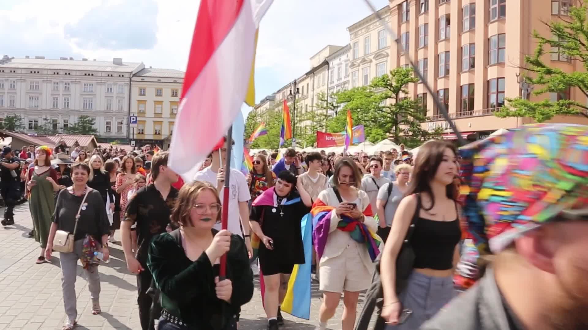 Krakow celebrates its 20th Pride Parade