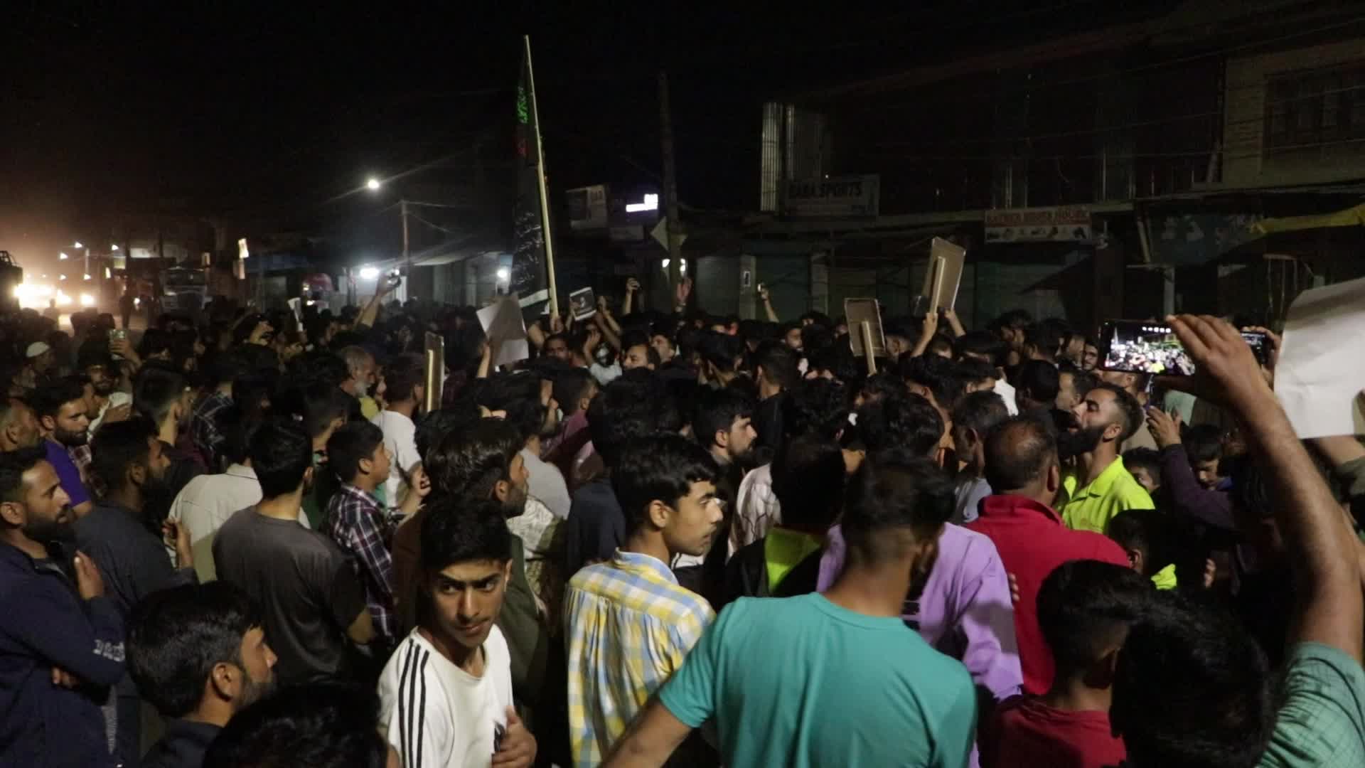 Candlelight Vigil in Kashmir for Iranian President Raisi, Killed in Helicopter Crash
