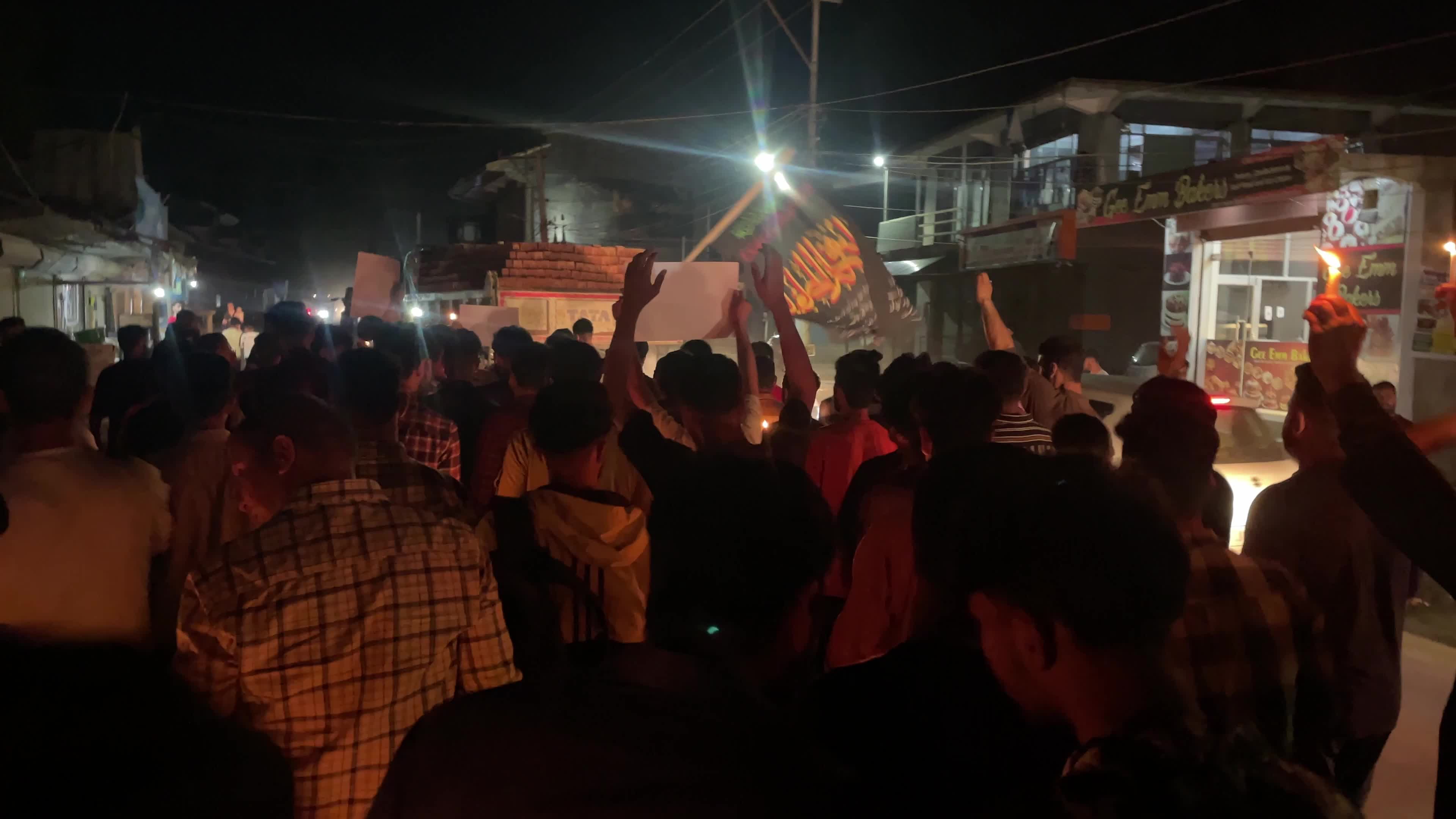 Candlelight Vigil in Kashmir for Iranian President Raisi, Killed in Helicopter Crash